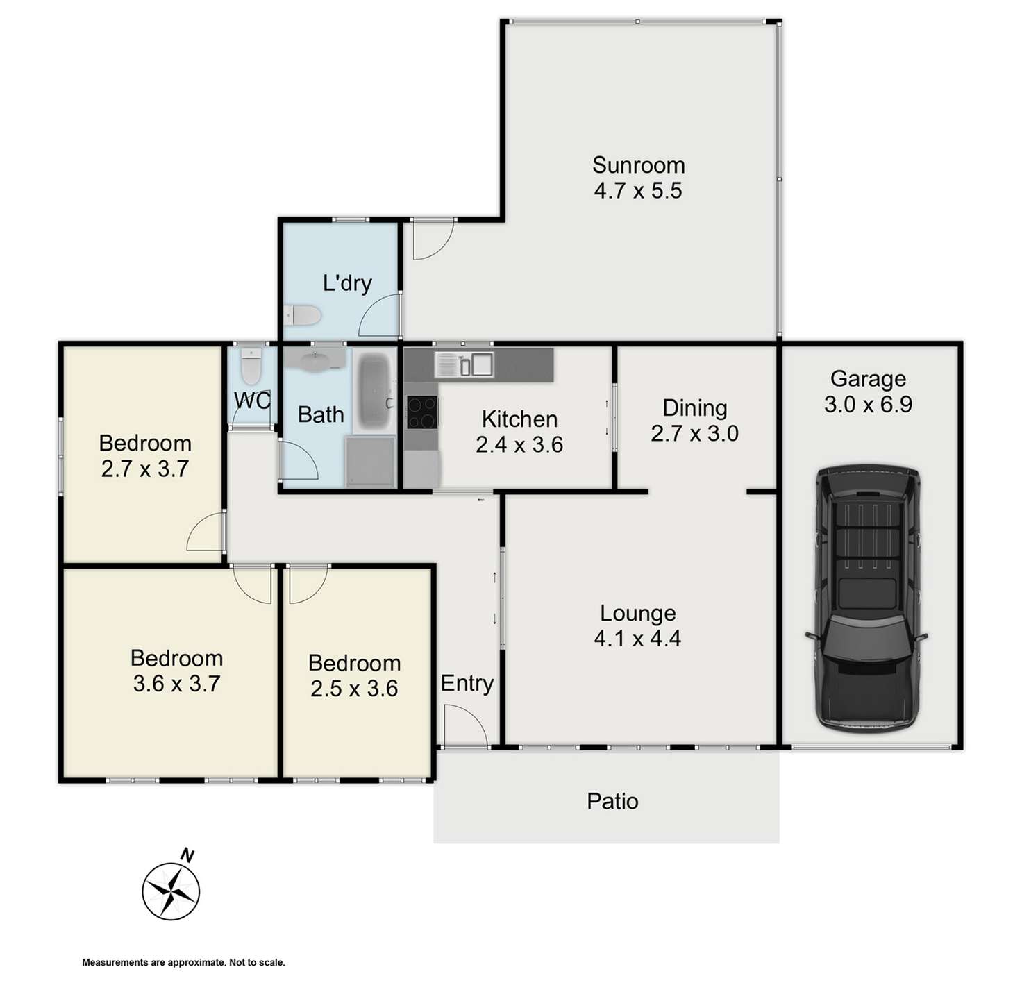 Floorplan of Homely house listing, 5 Eastern Road, Rooty Hill NSW 2766