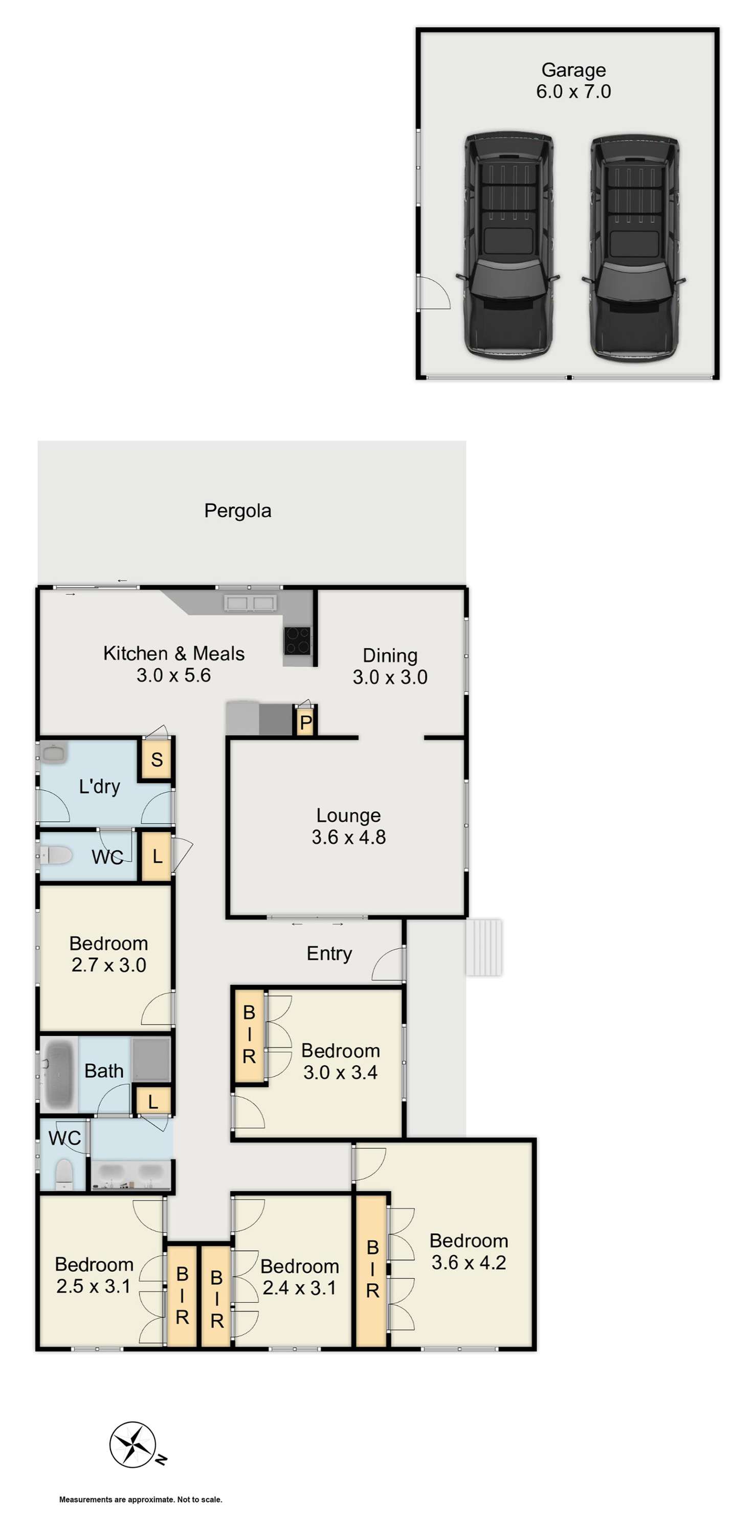 Floorplan of Homely house listing, 21 Jasmine Avenue, Quakers Hill NSW 2763