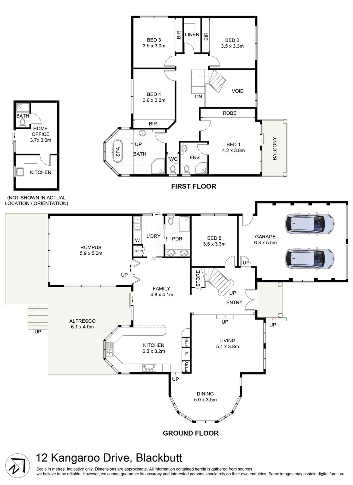 Floorplan of Homely house listing, 12 Kangaroo Drive, Blackbutt NSW 2529