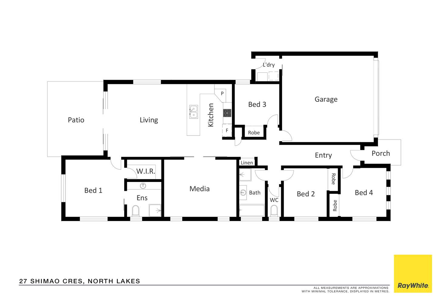 Floorplan of Homely house listing, 27 Shimao Crescent, North Lakes QLD 4509