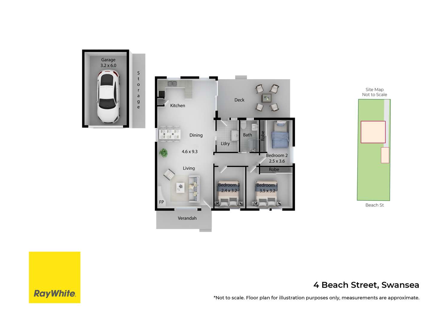 Floorplan of Homely house listing, 4 Beach Street, Swansea NSW 2281