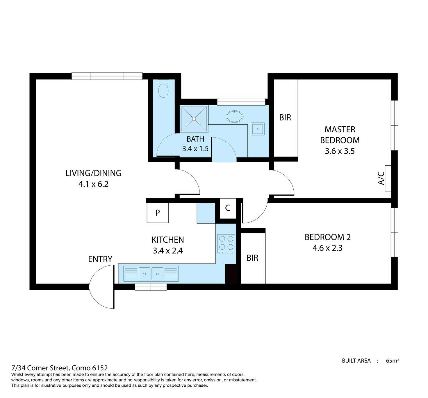 Floorplan of Homely house listing, 7/34 Comer Street, Como WA 6152