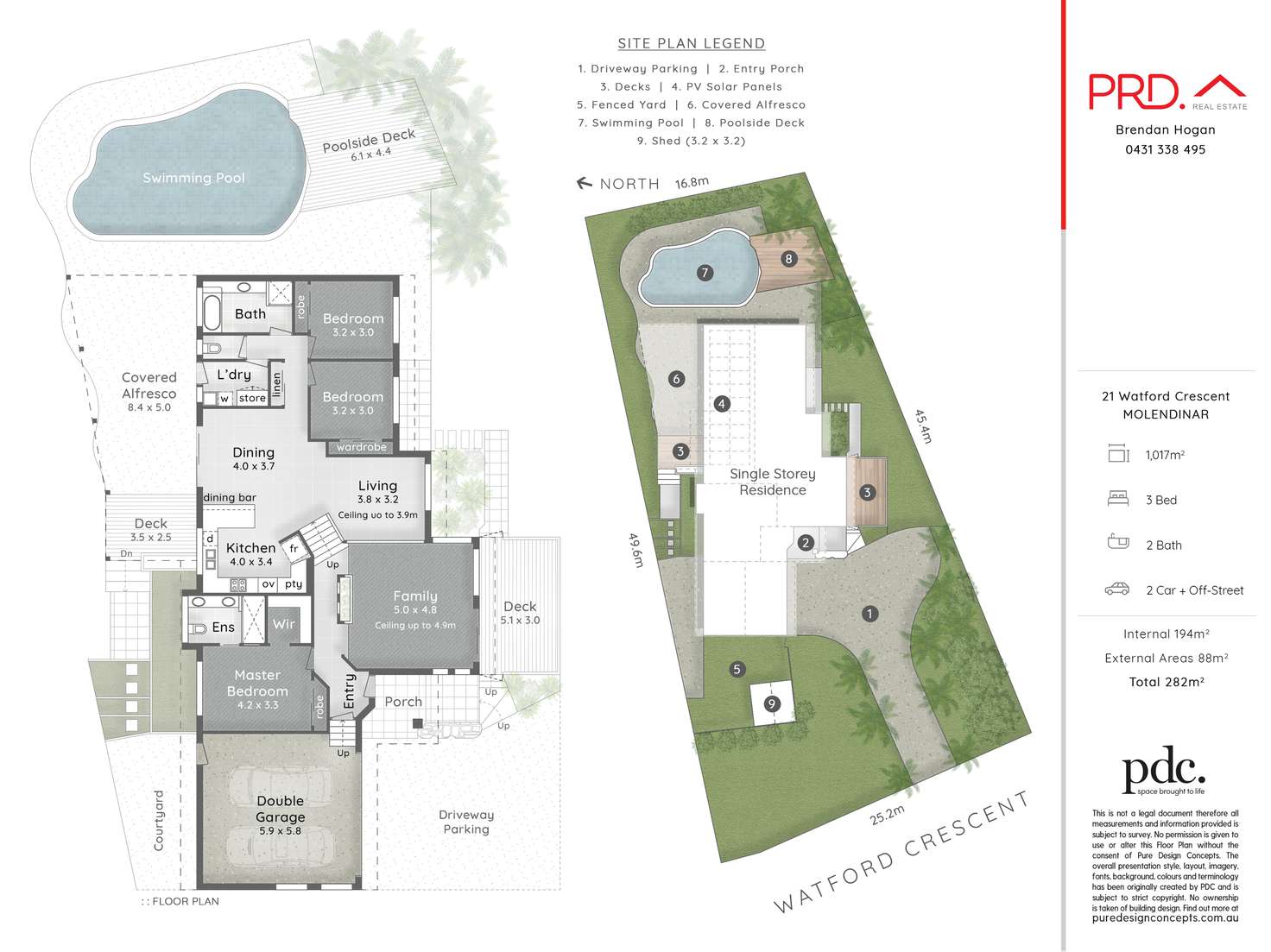 Floorplan of Homely house listing, 21 Watford Crescent, Molendinar QLD 4214