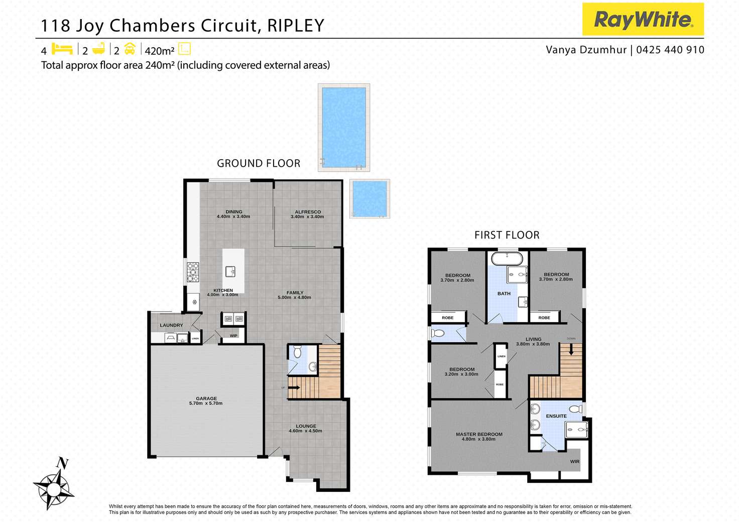 Floorplan of Homely house listing, 118 Joy Chambers Circuit, Ripley QLD 4306