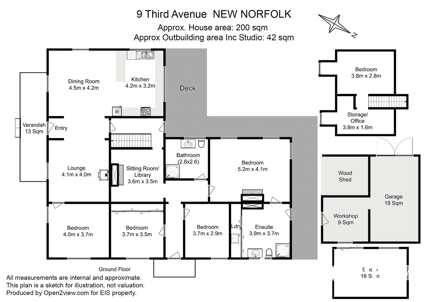 Floorplan of Homely house listing, 9 Third Avenue, New Norfolk TAS 7140