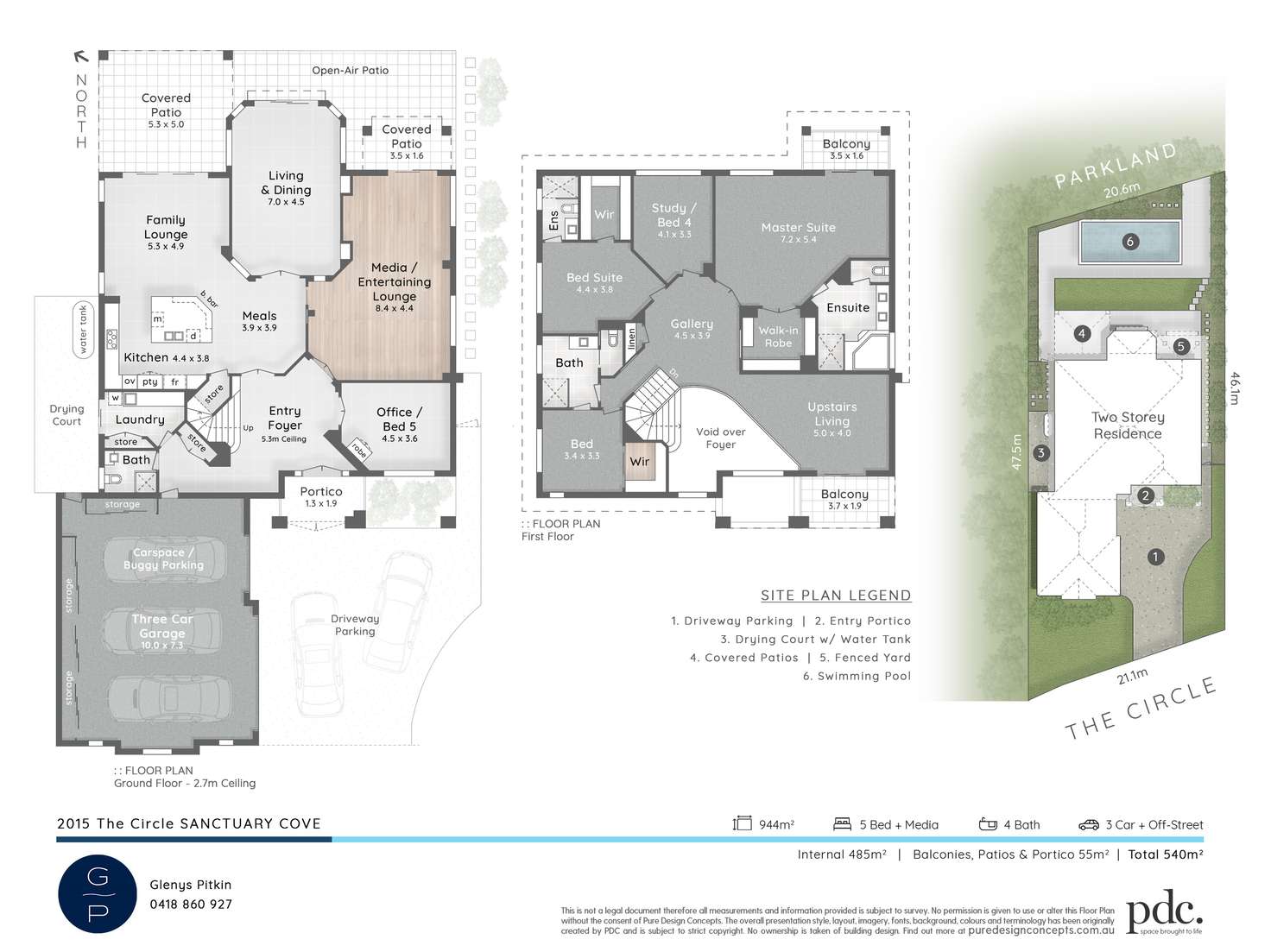 Floorplan of Homely house listing, 2015 The Circle, Sanctuary Cove QLD 4212