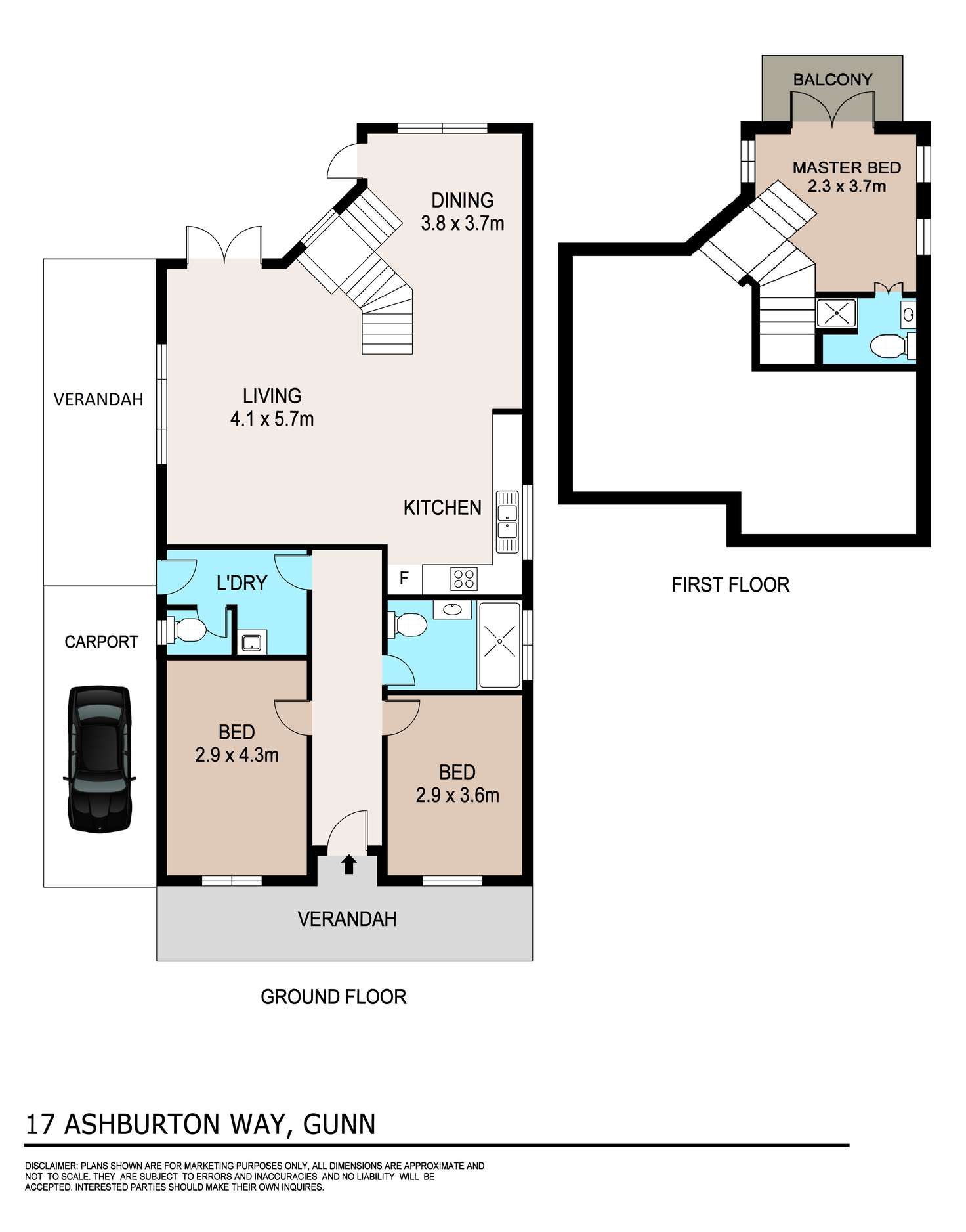 Floorplan of Homely house listing, 17 Ashburton Way, Gunn NT 832