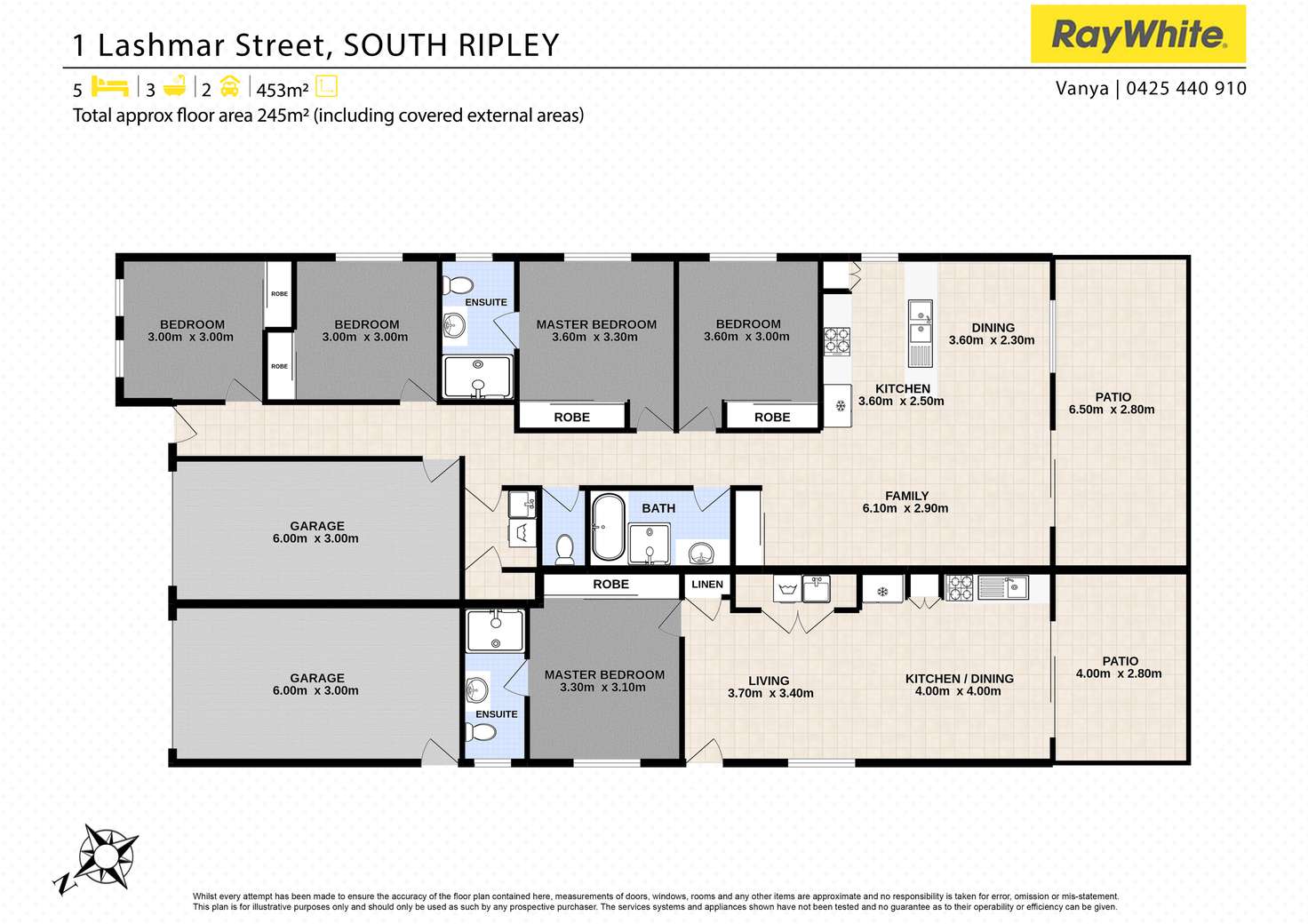 Floorplan of Homely house listing, 1 Lashmar Street, South Ripley QLD 4306