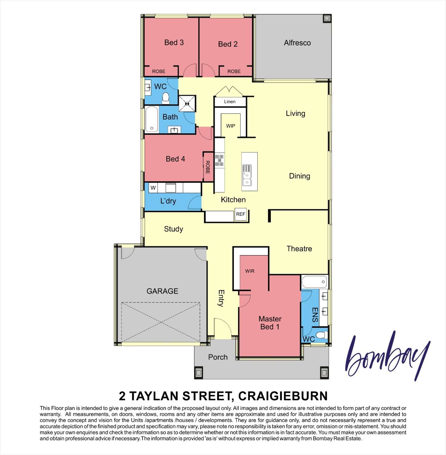 Floorplan of Homely house listing, 2 Taylan Street, Craigieburn VIC 3064