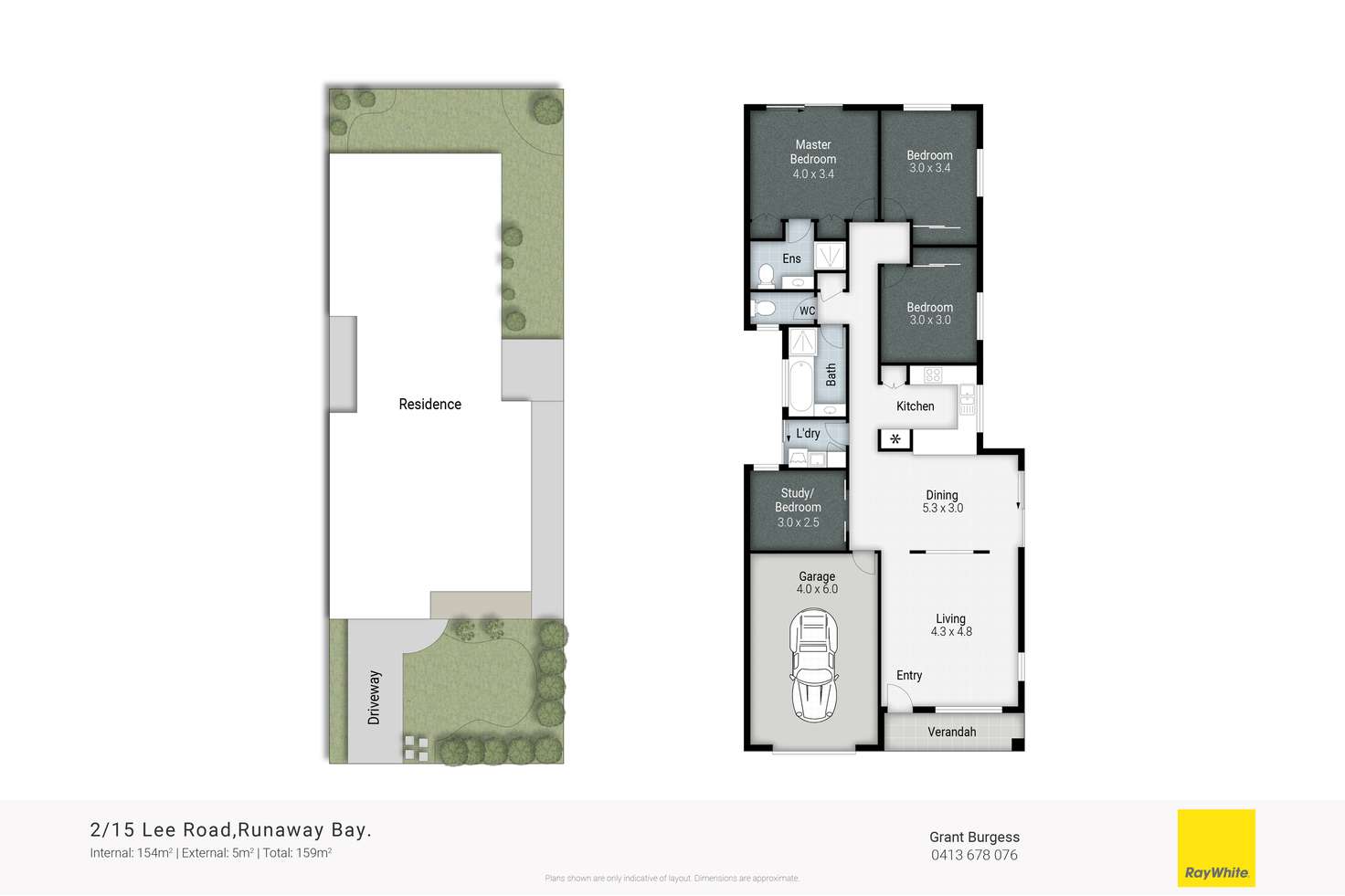 Floorplan of Homely semiDetached listing, 2/15 Lee Road, Runaway Bay QLD 4216