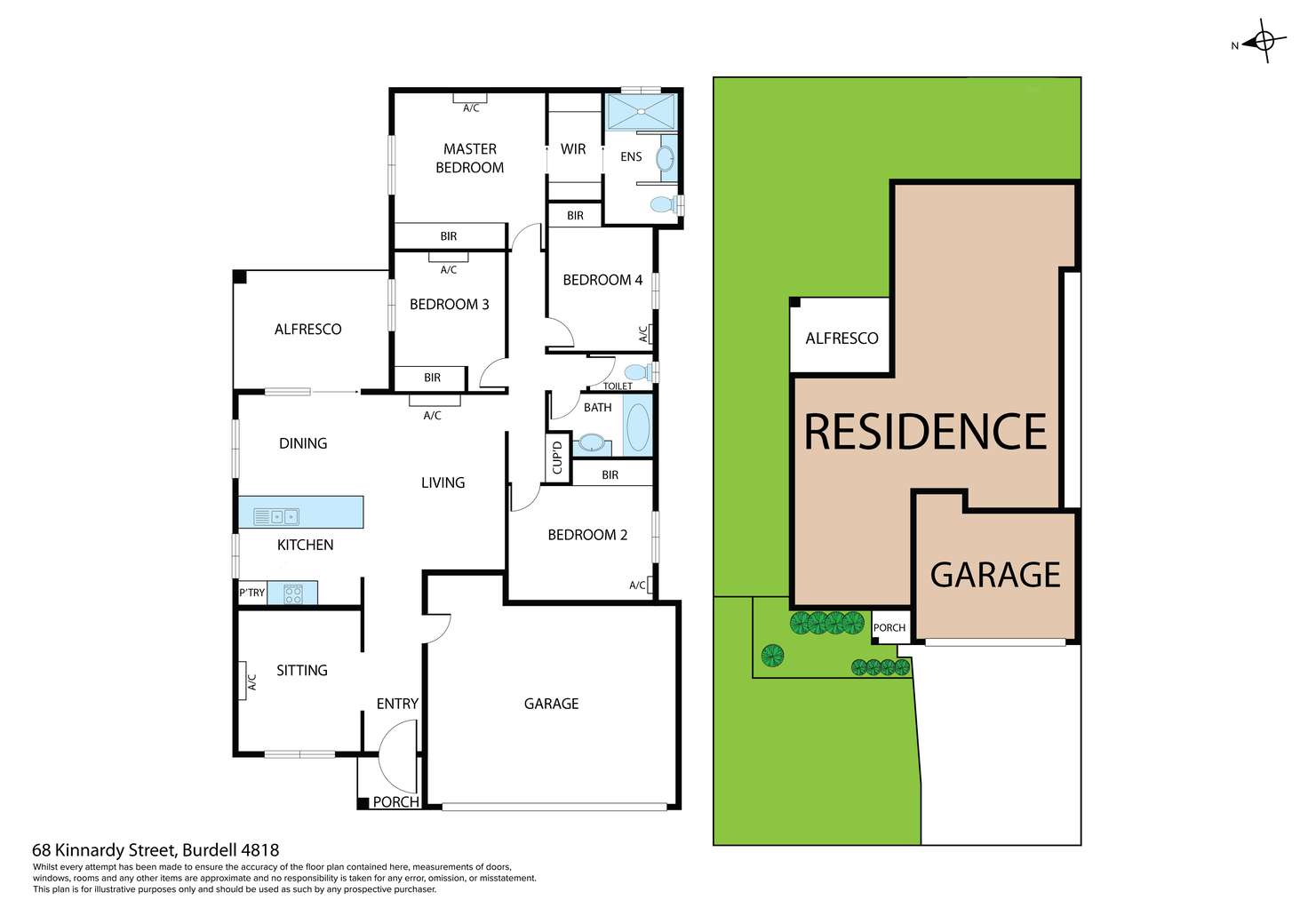 Floorplan of Homely house listing, 68 Kinnardy Street, Burdell QLD 4818