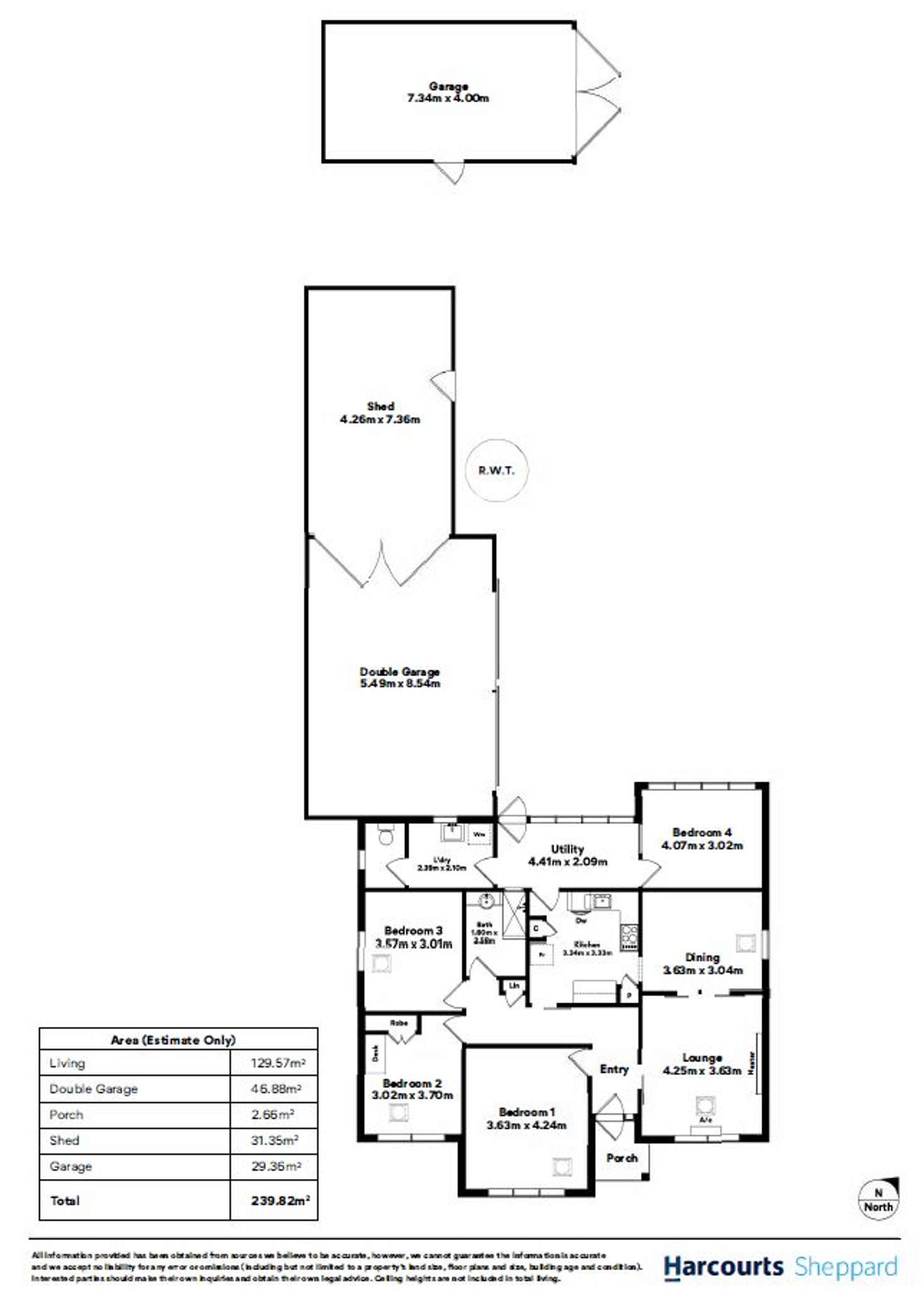 Floorplan of Homely house listing, 44 Price Street, Melrose Park SA 5039