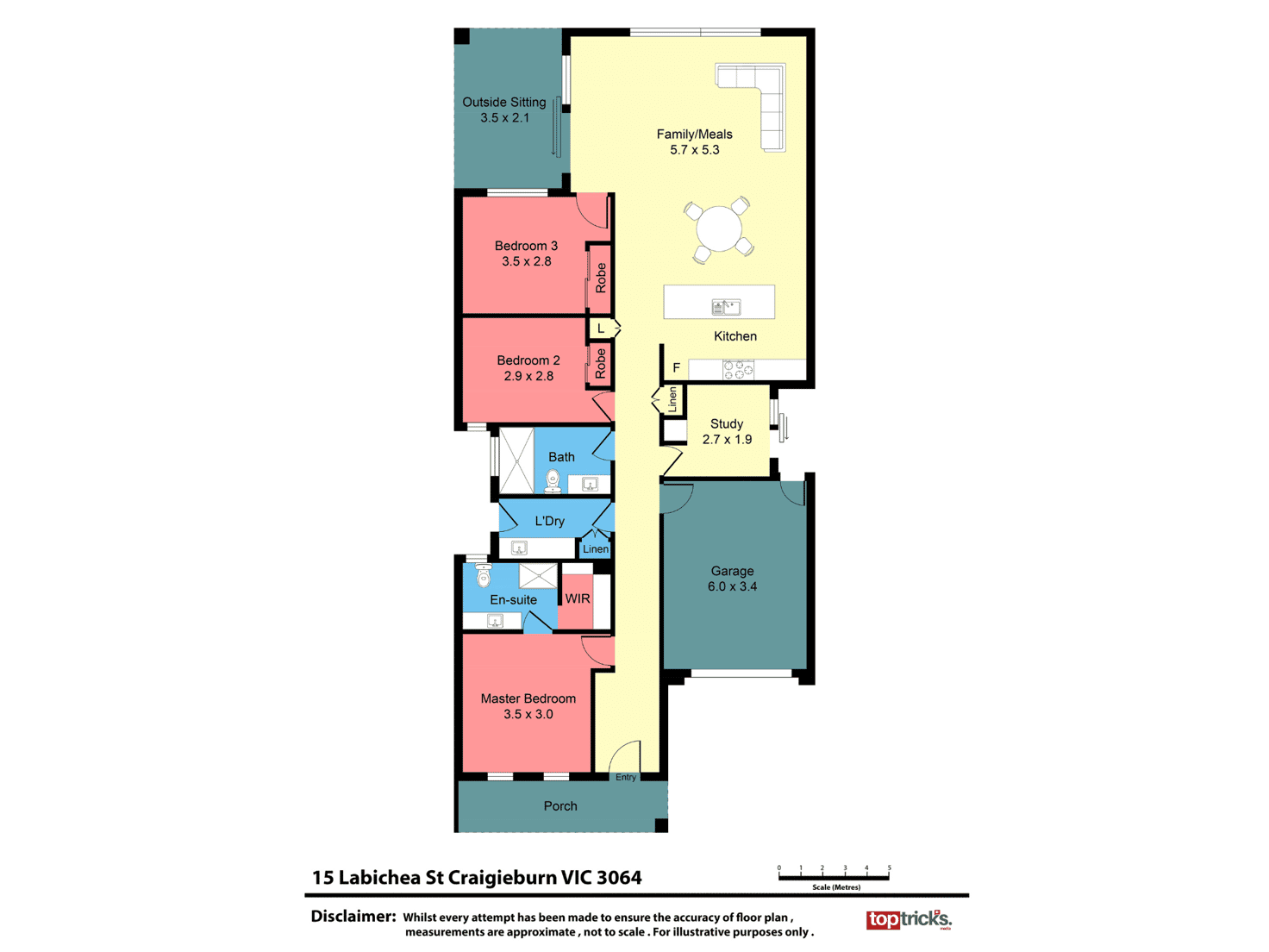 Floorplan of Homely house listing, 15 Labichea Street, Craigieburn VIC 3064
