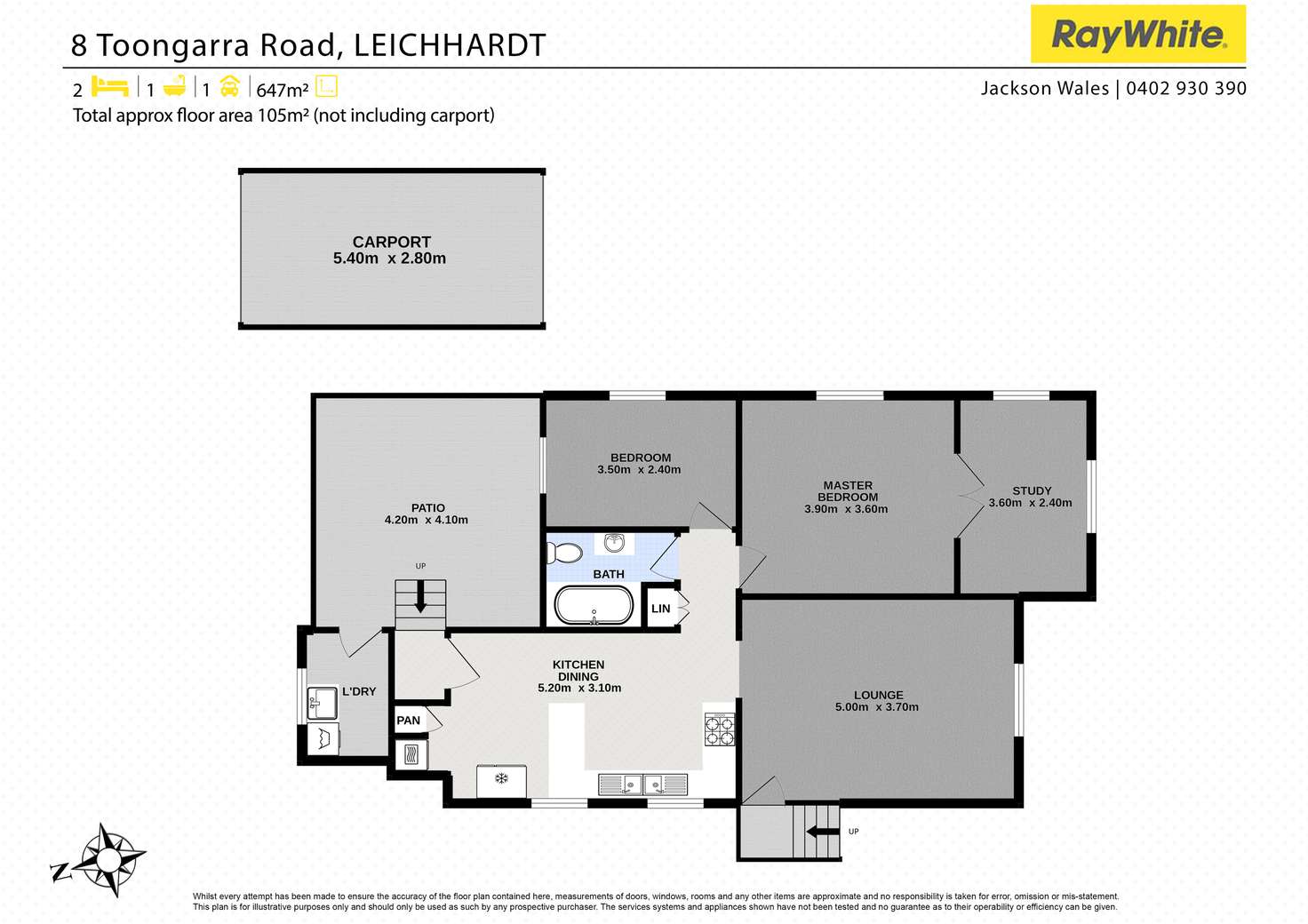 Floorplan of Homely house listing, 8 Toongarra Road, Leichhardt QLD 4305