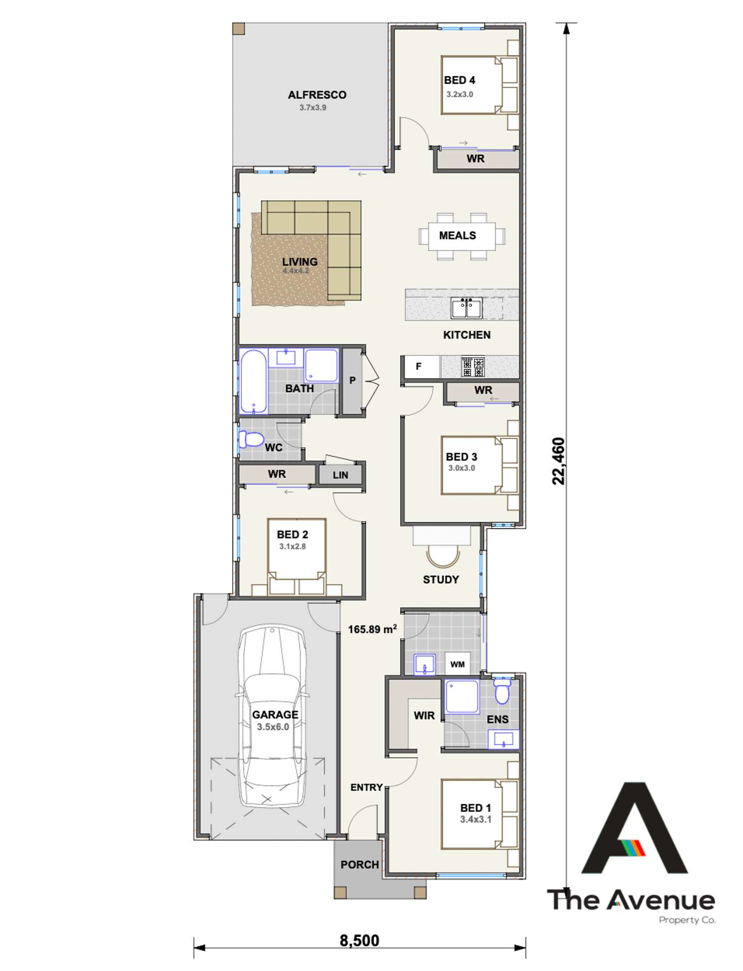 Floorplan of Homely house listing, 42 Wattle Crescent, Beaconsfield VIC 3807