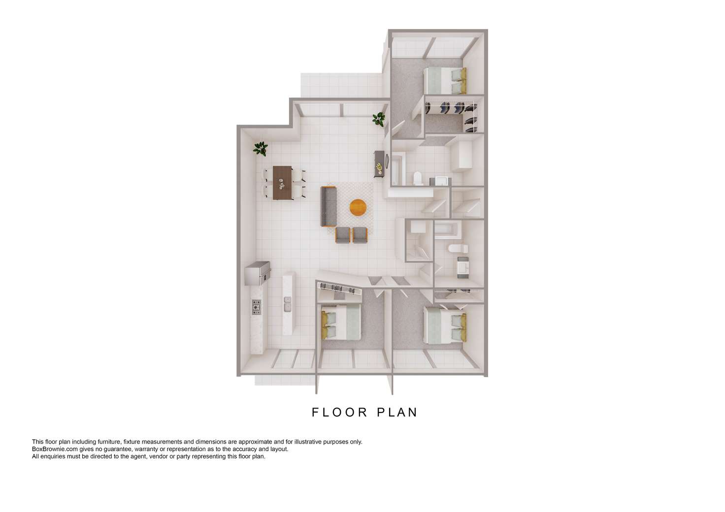 Floorplan of Homely apartment listing, 42/144 Shingley Drive, Airlie Beach QLD 4802