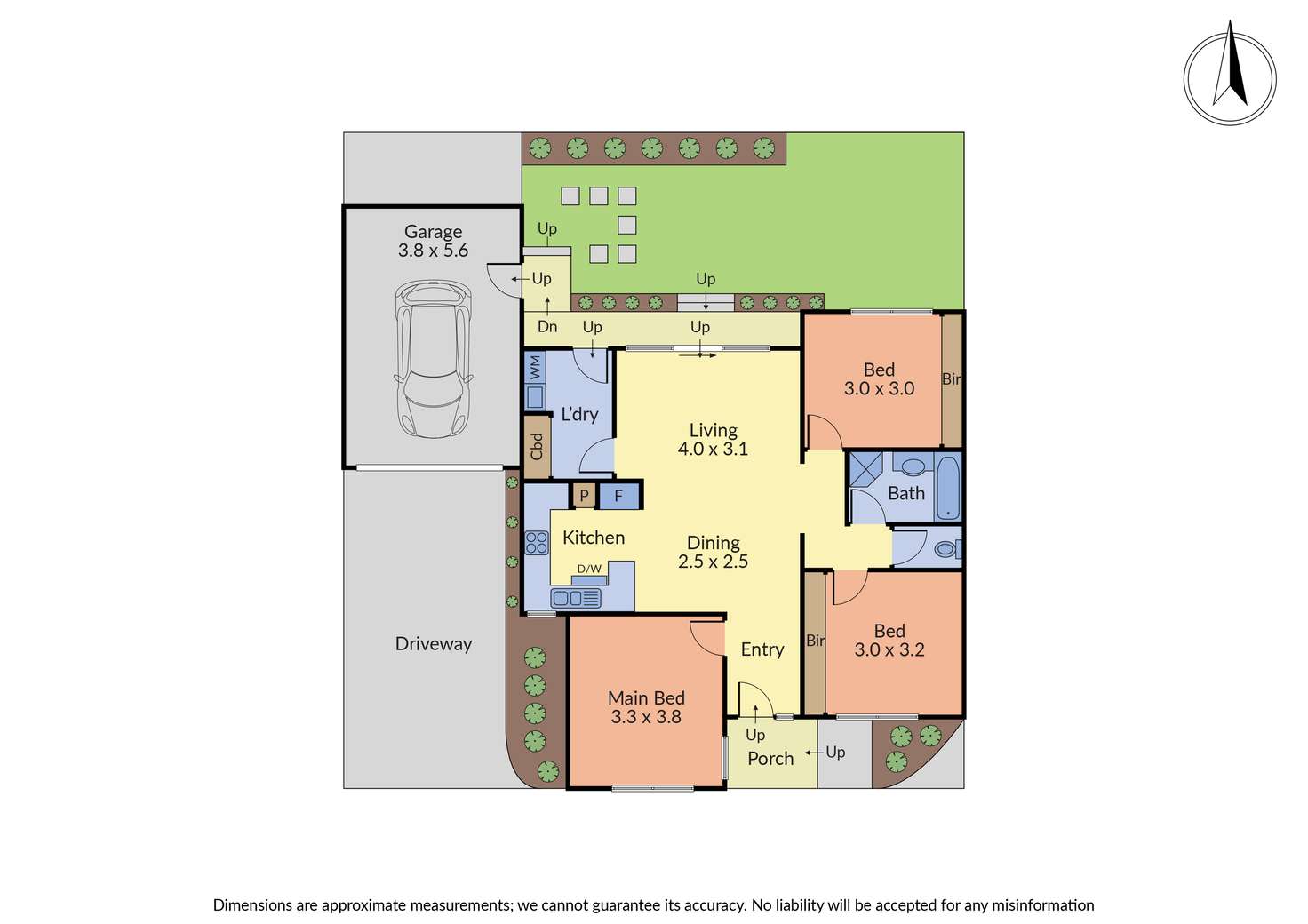 Floorplan of Homely unit listing, 2/3 Malcolm Street, Boronia VIC 3155