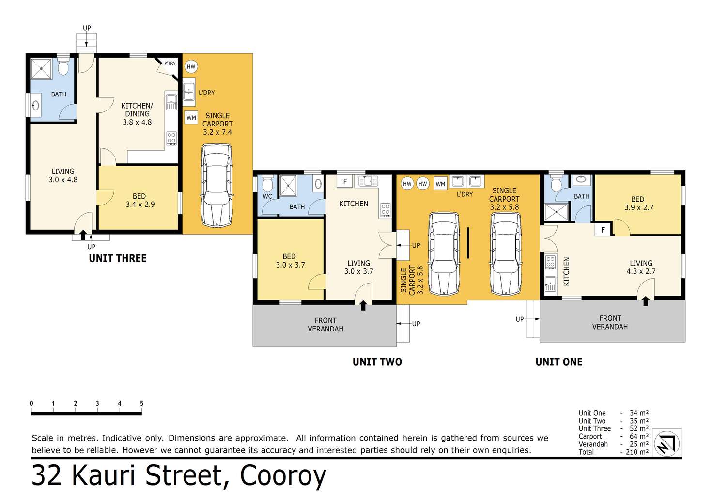 Floorplan of Homely blockOfUnits listing, 32 Kauri Street, Cooroy QLD 4563