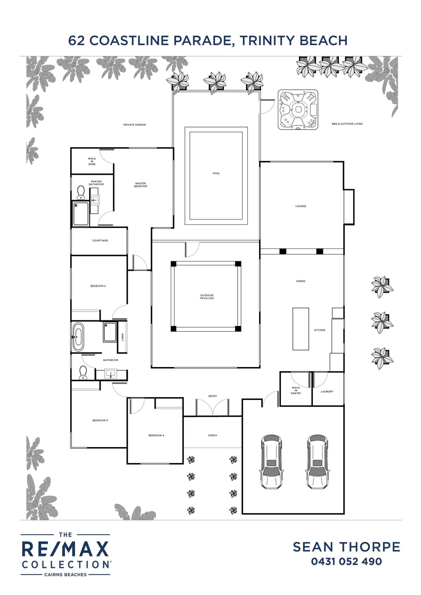 Floorplan of Homely house listing, 62 Coastline Parade, Trinity Beach QLD 4879