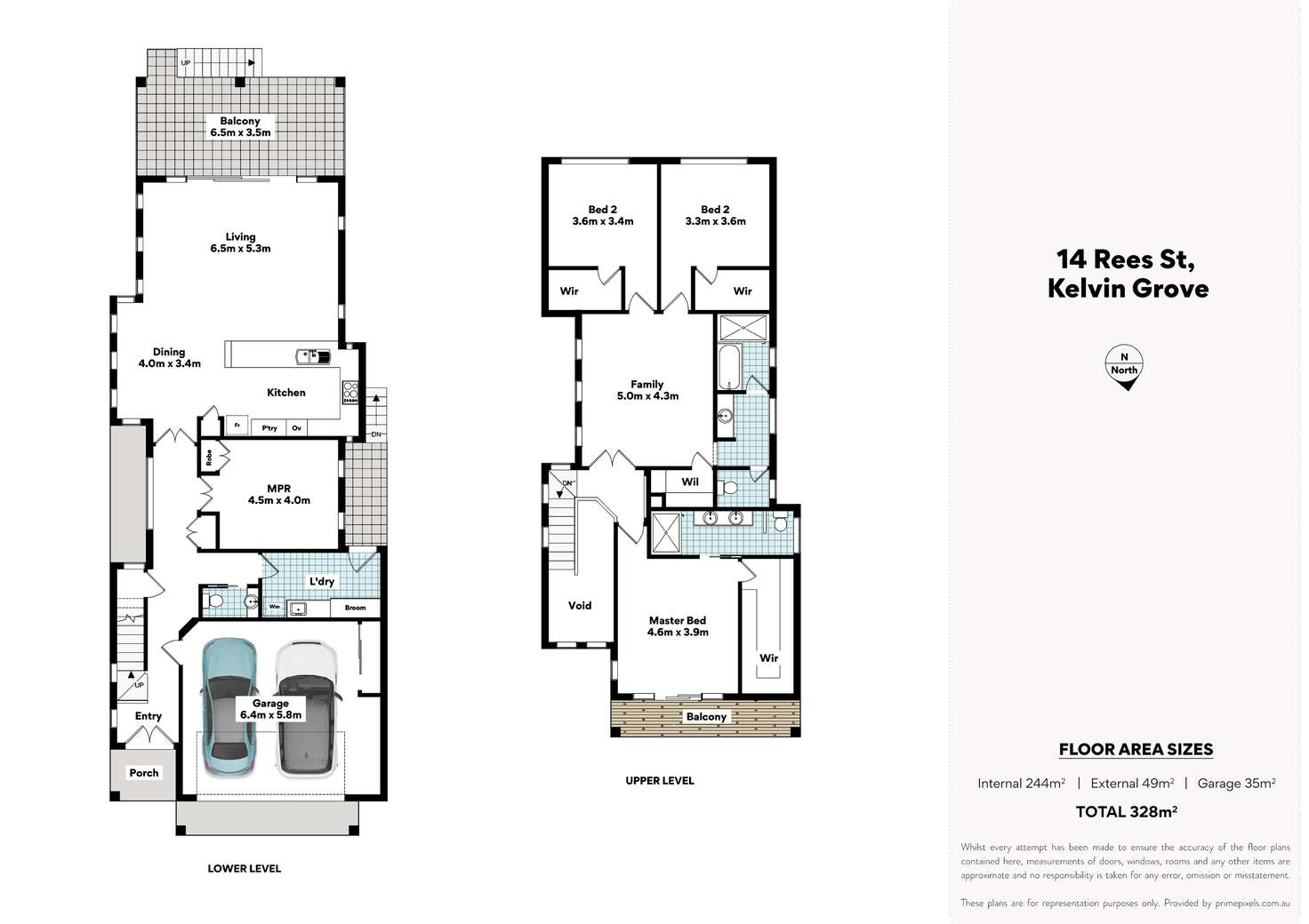 Floorplan of Homely house listing, 14 Rees Street, Kelvin Grove QLD 4059