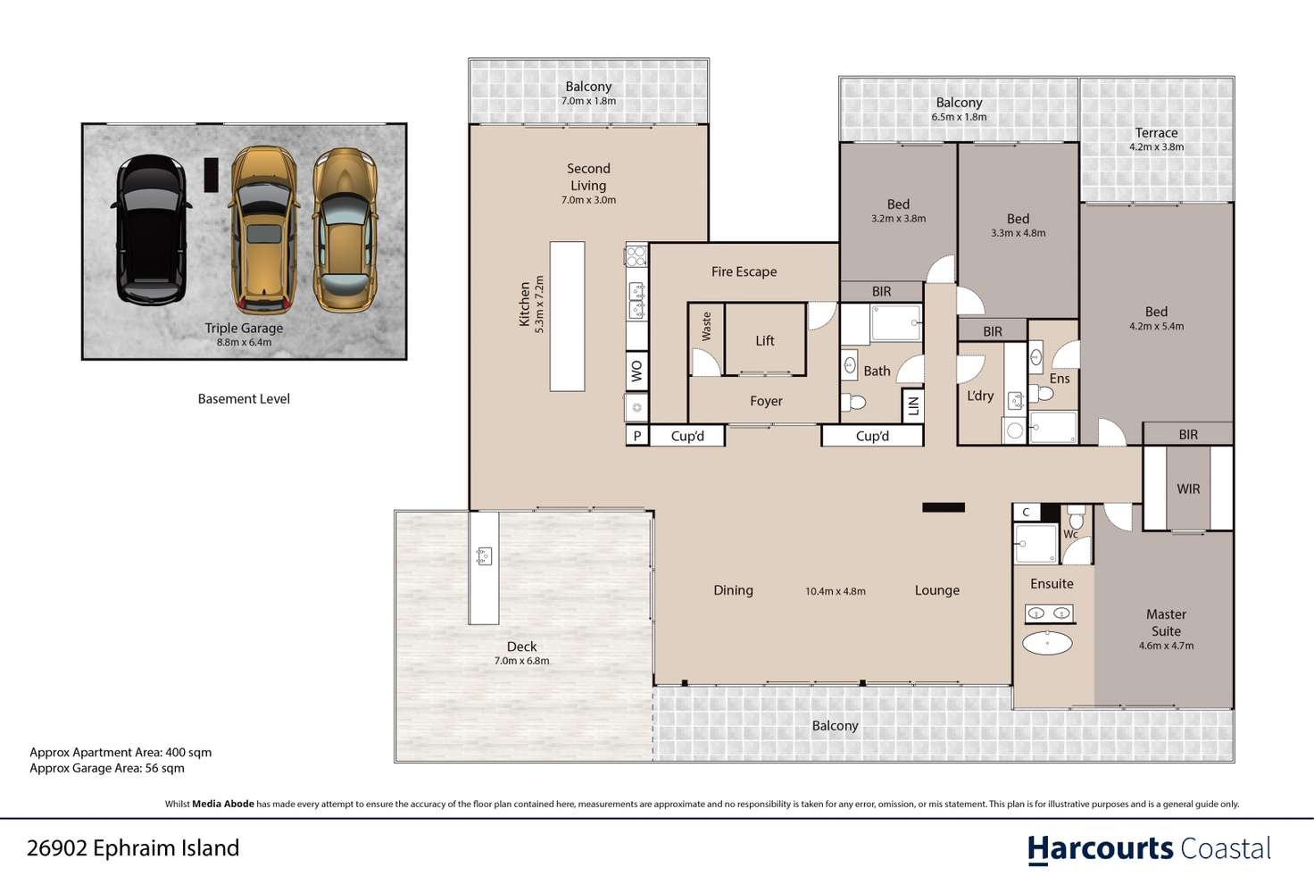 Floorplan of Homely house listing, 26902/2 Ephraim Island, Paradise Point QLD 4216