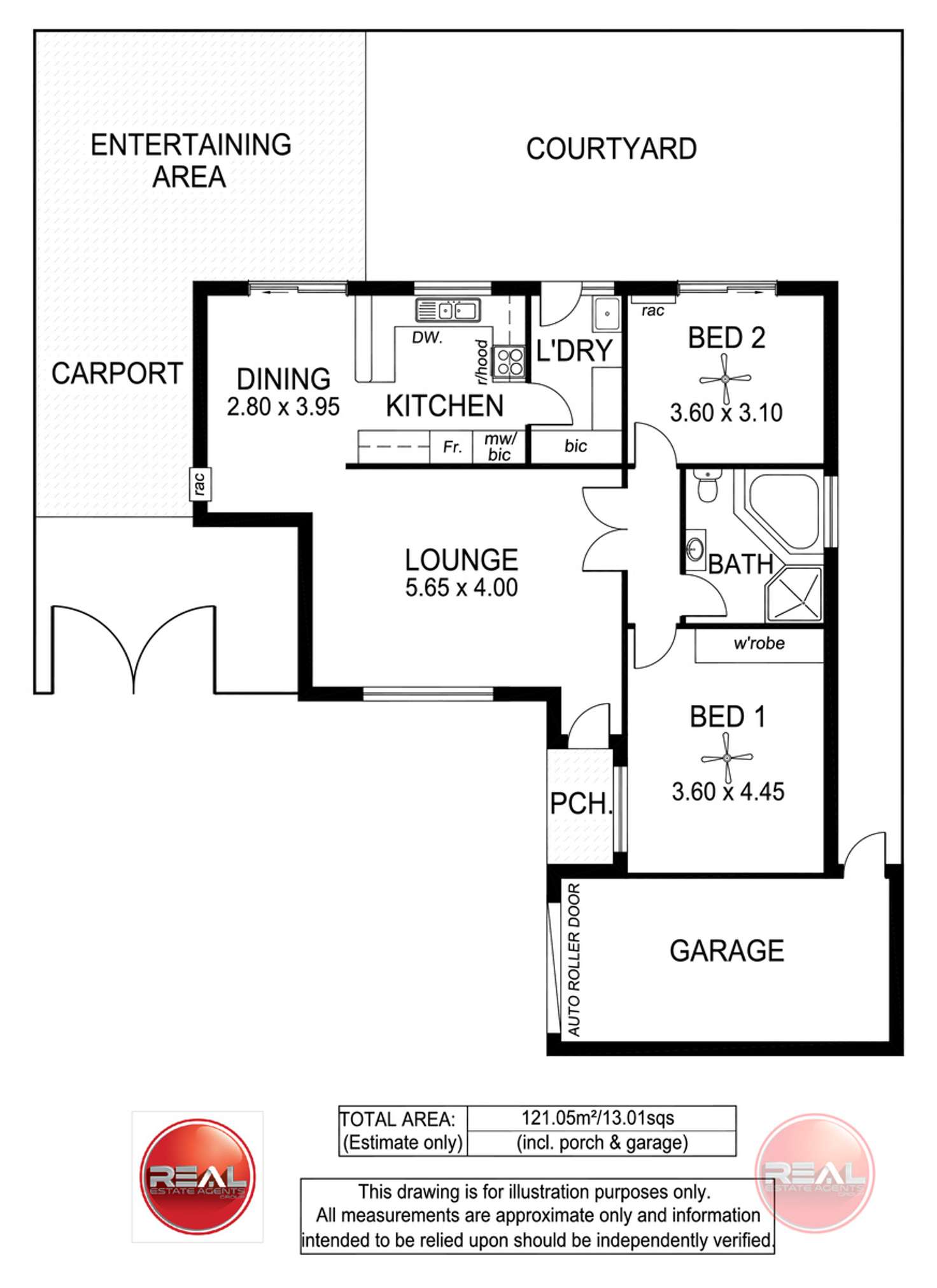 Floorplan of Homely house listing, Unit 2, 7 Sandison Avenue, Park Holme SA 5043