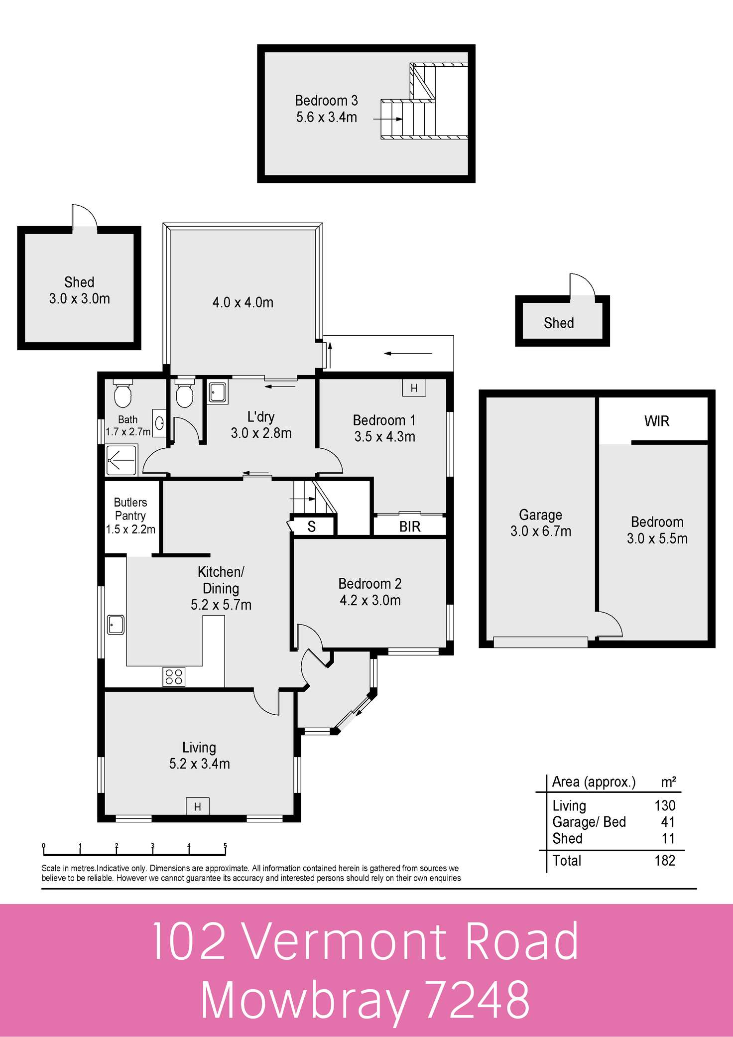 Floorplan of Homely house listing, 102 Vermont Road, Mowbray TAS 7248