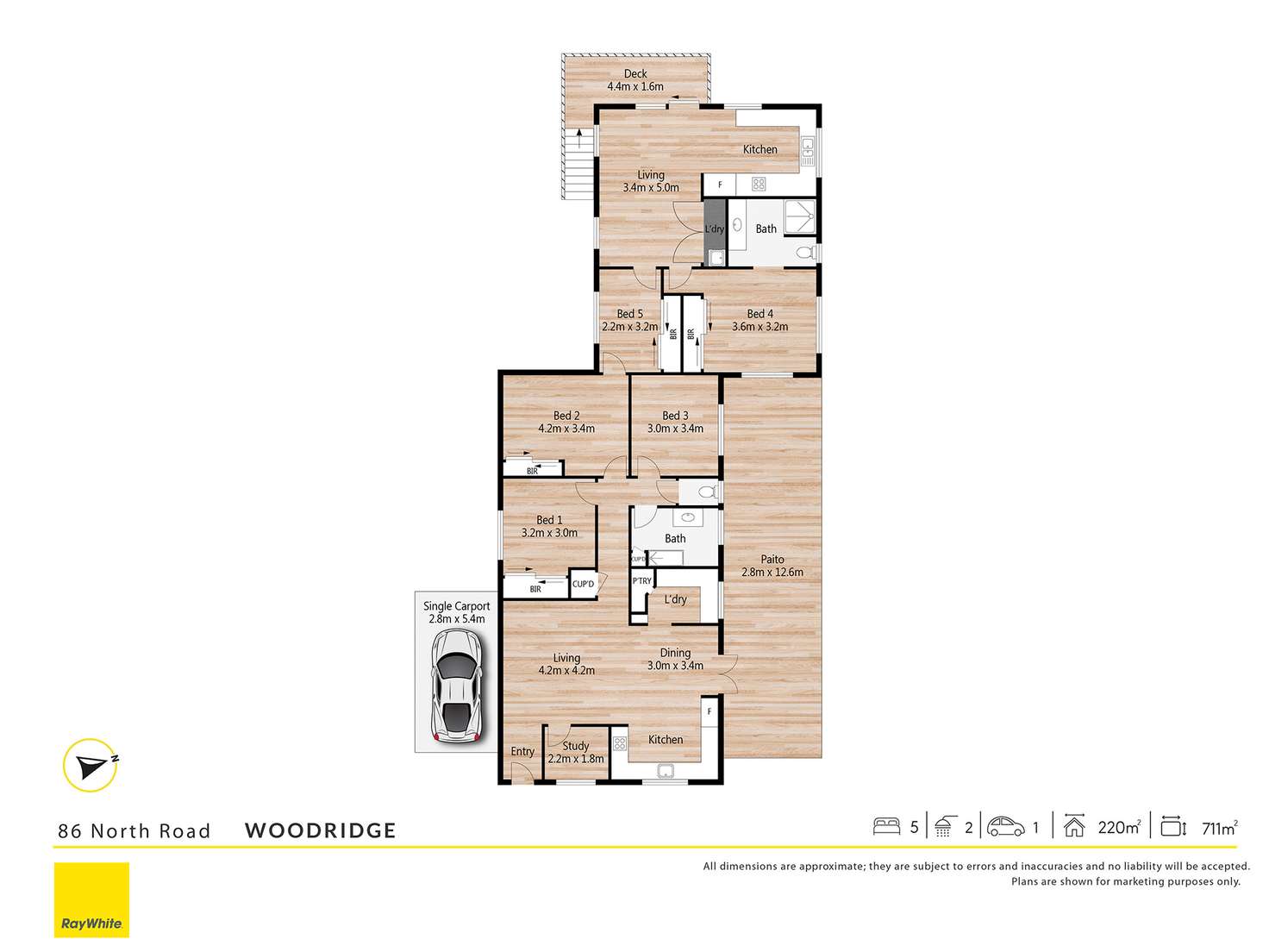 Floorplan of Homely house listing, 86 North Road, Woodridge QLD 4114