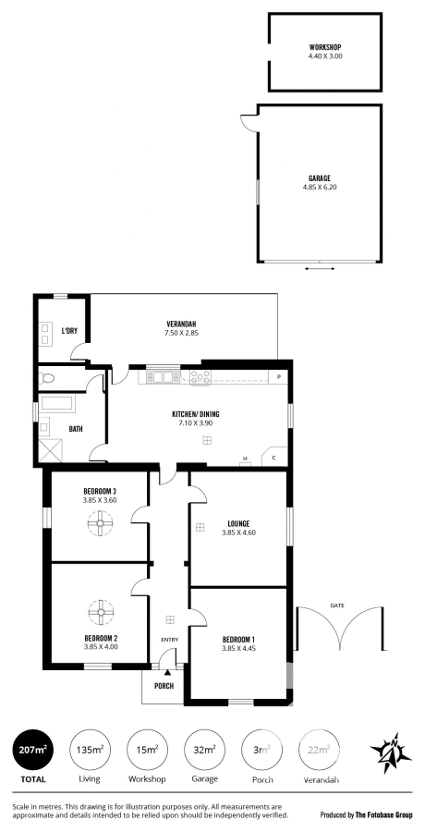 Floorplan of Homely house listing, 6 Janet St, Evandale SA 5069