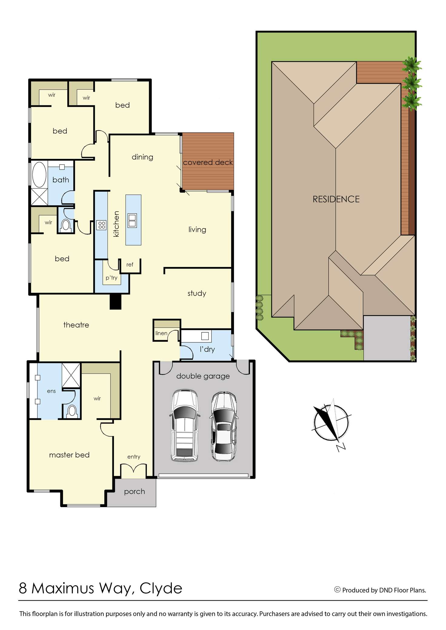 Floorplan of Homely house listing, 8 Maximus Way, Clyde VIC 3978