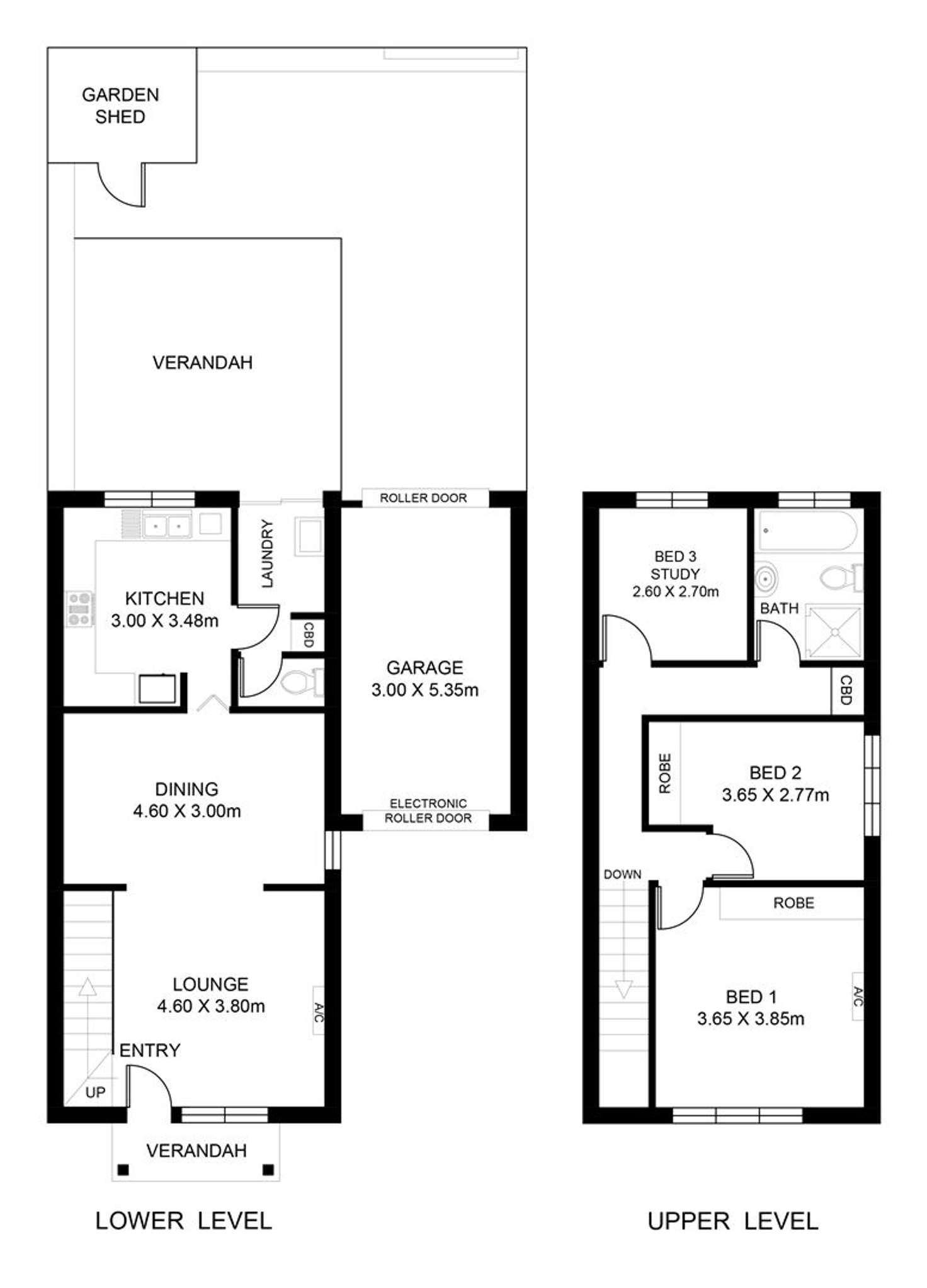 Floorplan of Homely townhouse listing, 5/121B Cliff Street, Glengowrie SA 5044