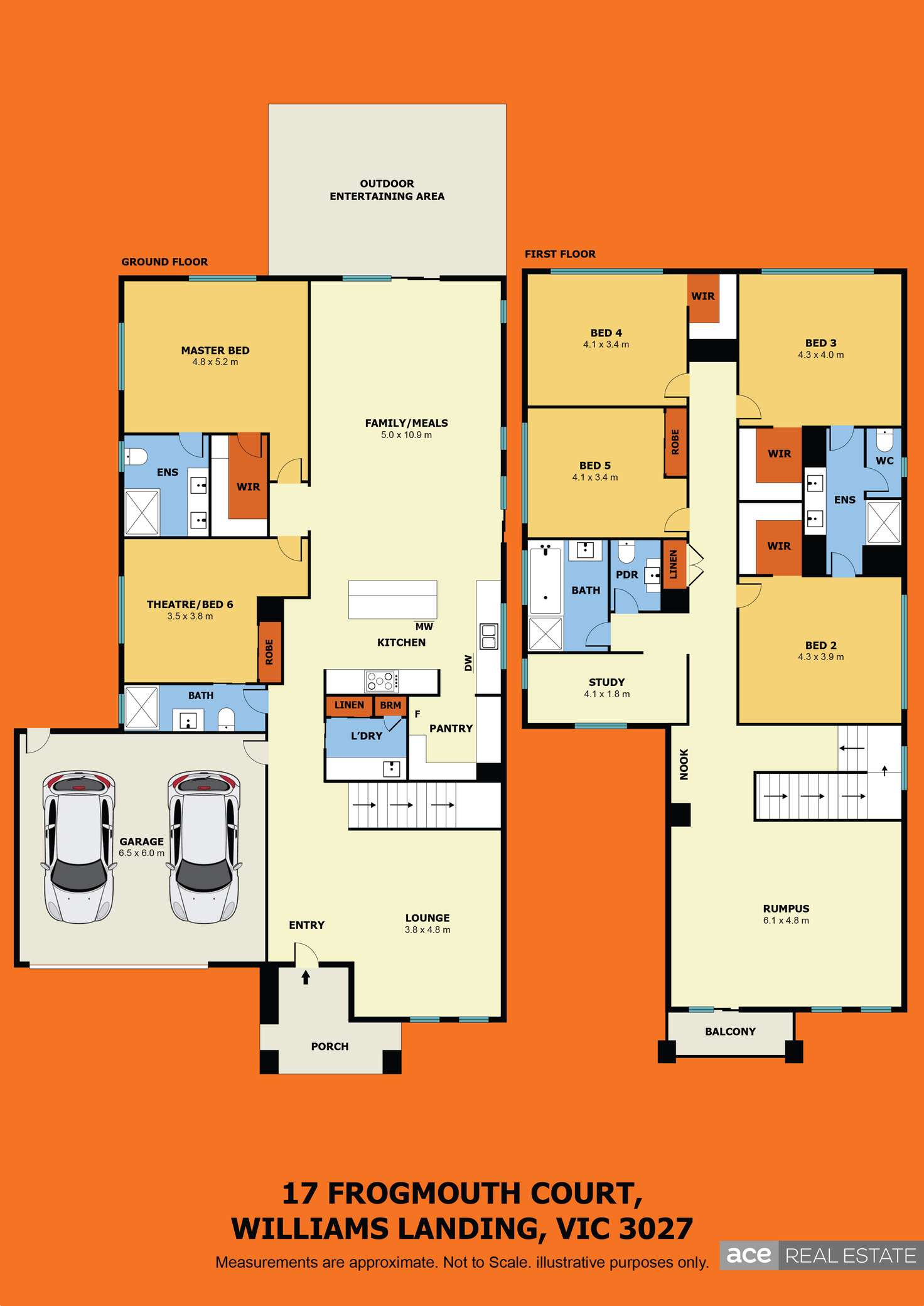 Floorplan of Homely house listing, 17 Frogmouth Court, Williams Landing VIC 3027