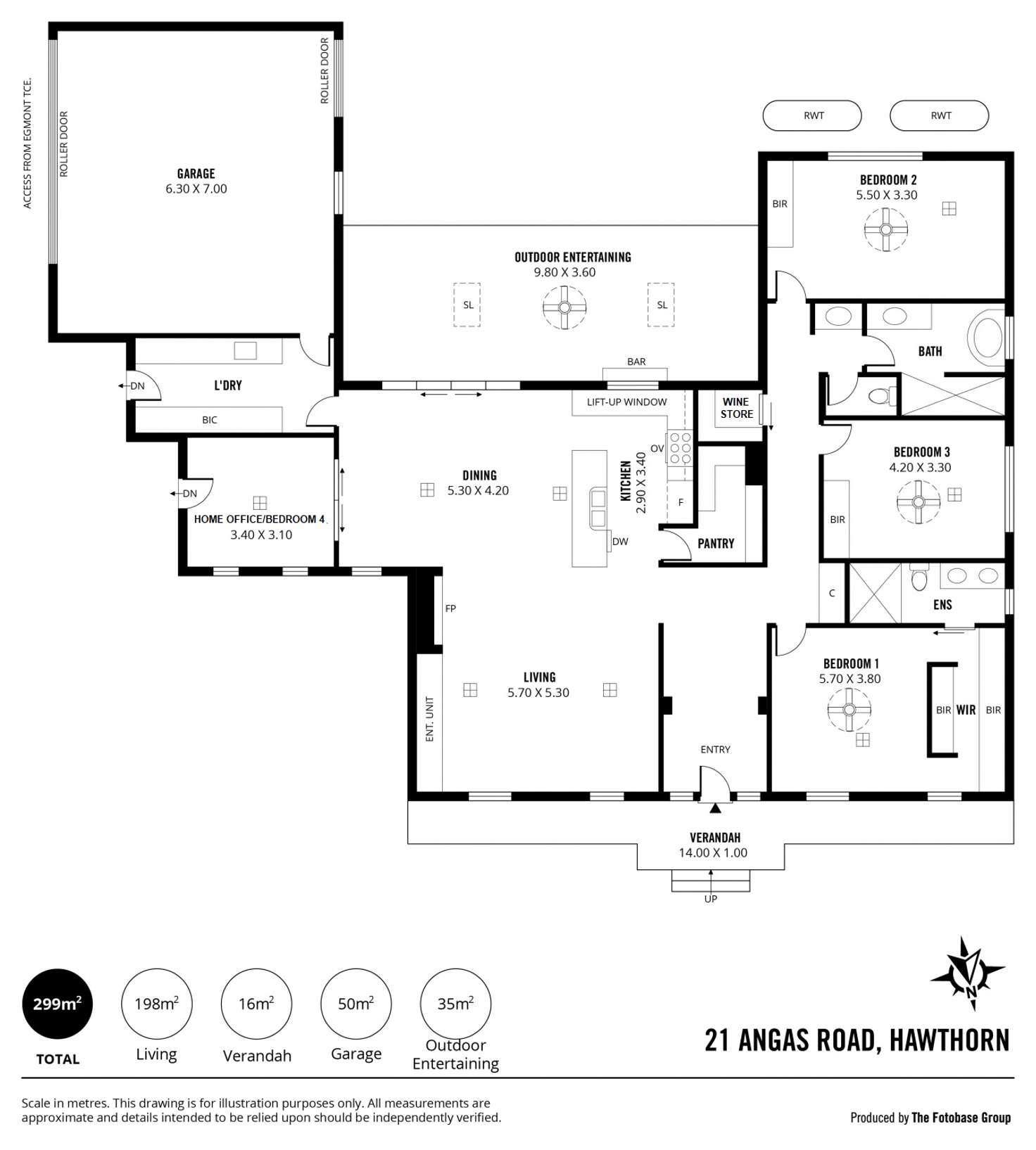 Floorplan of Homely house listing, 21 Angas Road, Hawthorn SA 5062