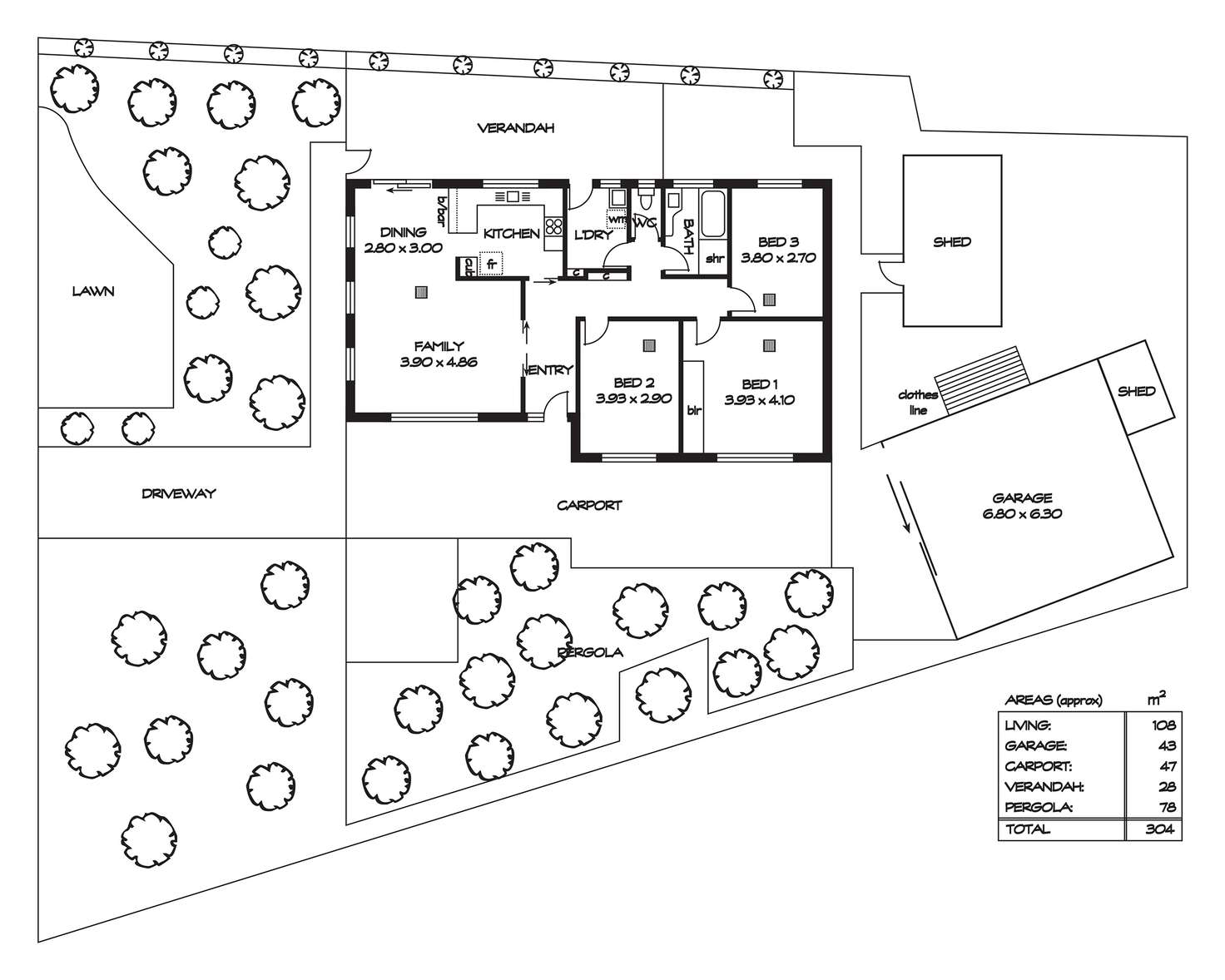Floorplan of Homely house listing, 3 Bela Street, Hope Valley SA 5090