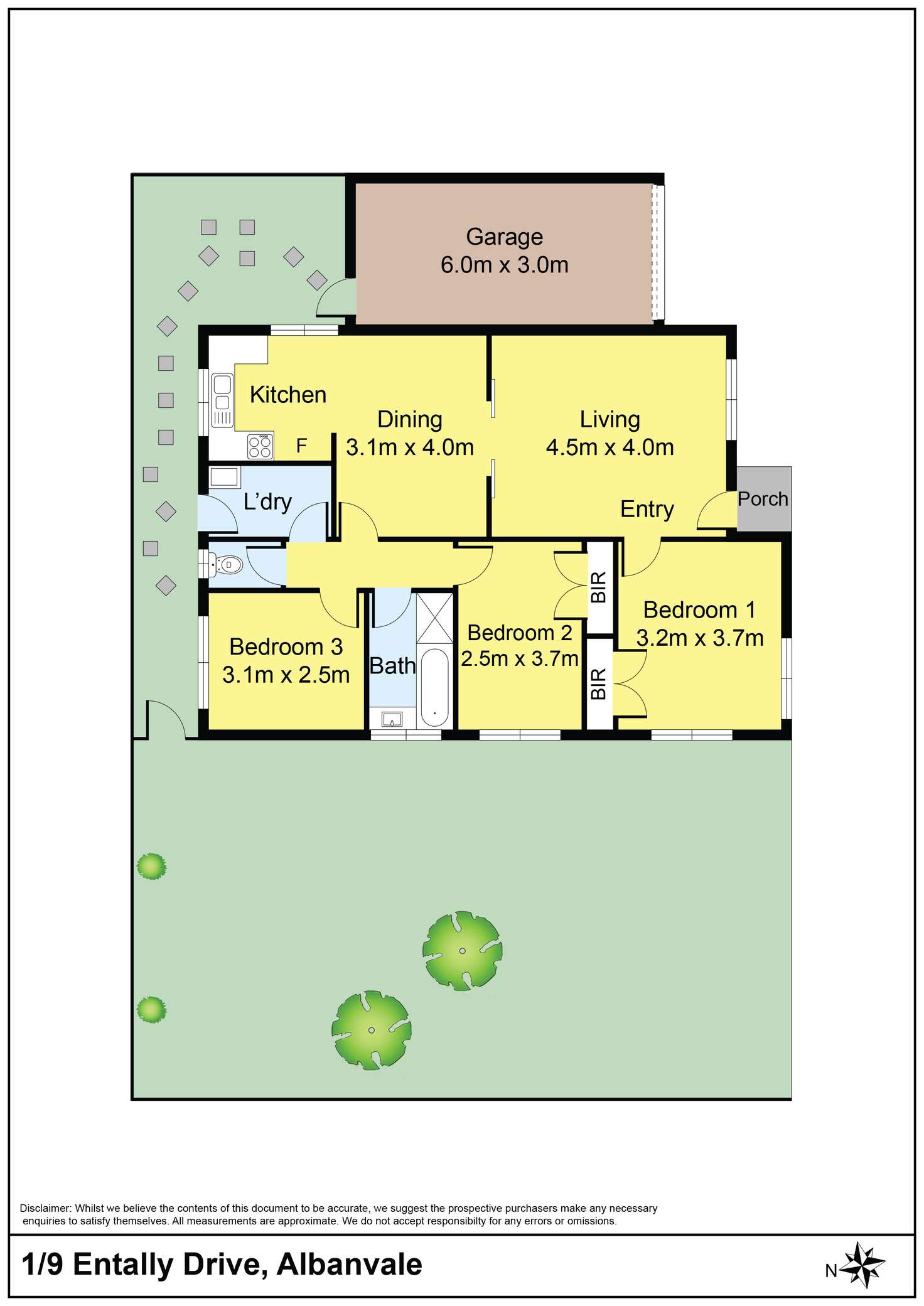 Floorplan of Homely house listing, 1&2/9 Entally Drive, Albanvale VIC 3021