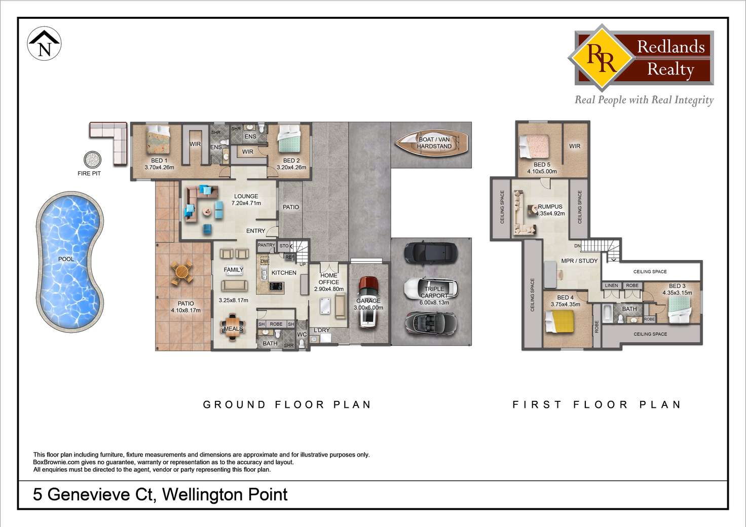 Floorplan of Homely house listing, 5 Genevieve Court, Wellington Point QLD 4160