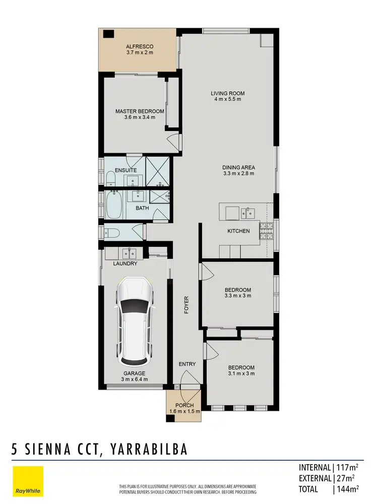 Floorplan of Homely house listing, 5 Sienna Circuit, Yarrabilba QLD 4207
