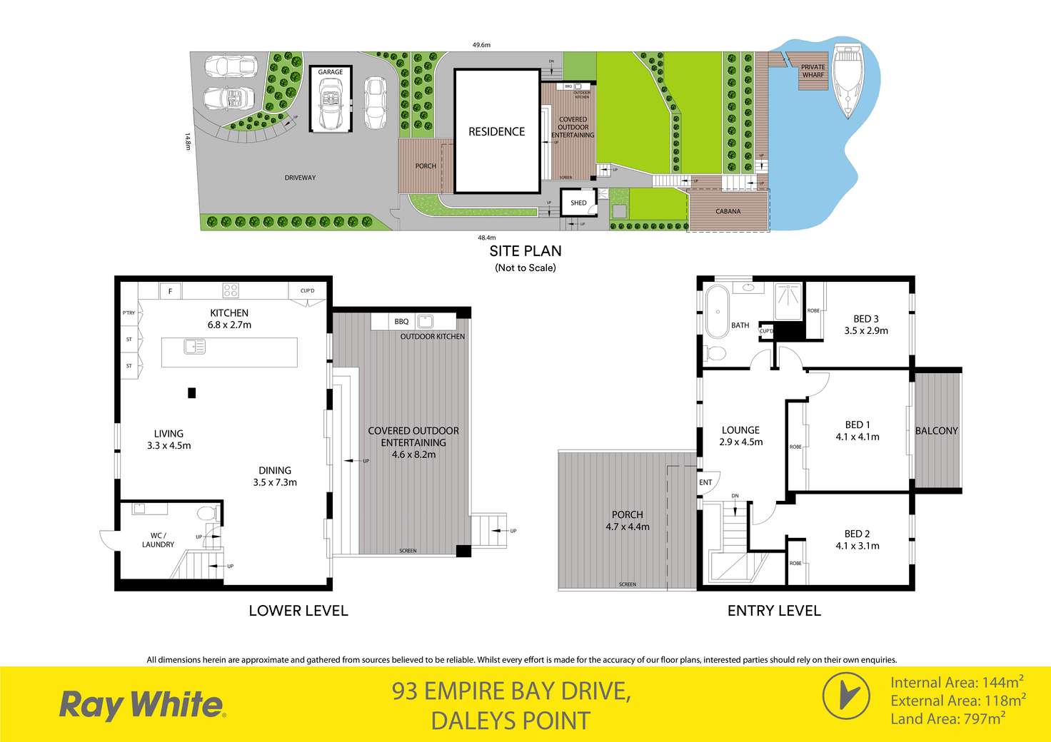 Floorplan of Homely house listing, 93 Empire Bay Drive, Daleys Point NSW 2257