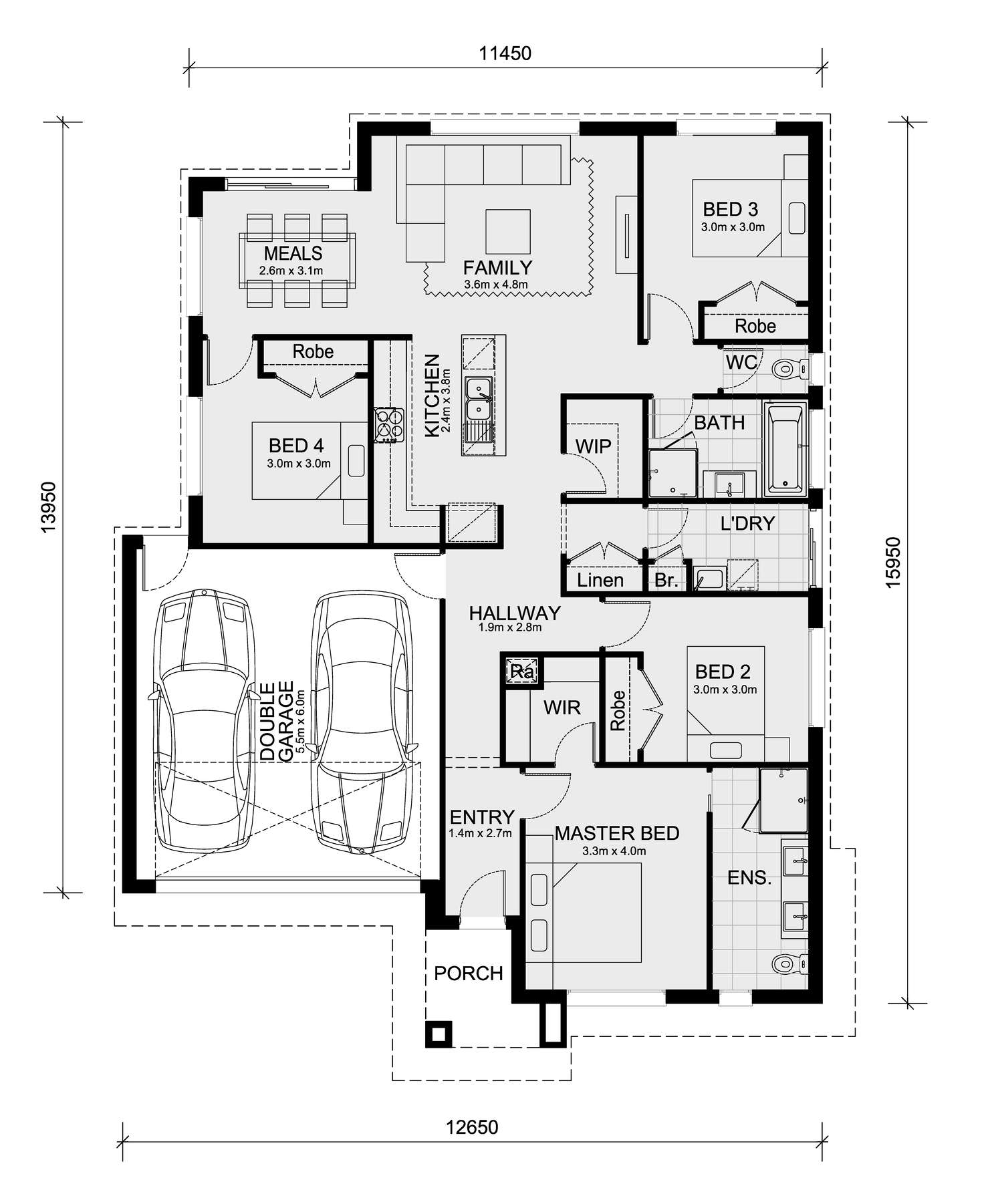 Floorplan of Homely house listing, Lot 121 Arugula Circuit, Thomastown VIC 3074