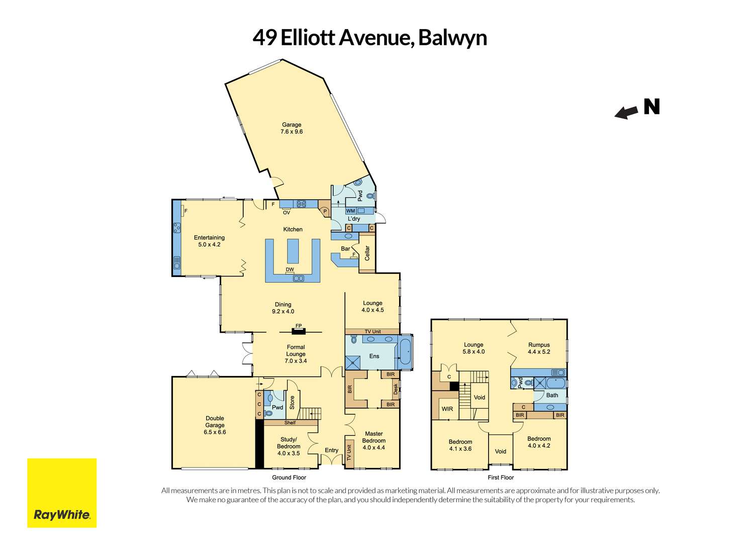 Floorplan of Homely house listing, 49 Elliott Avenue, Balwyn VIC 3103