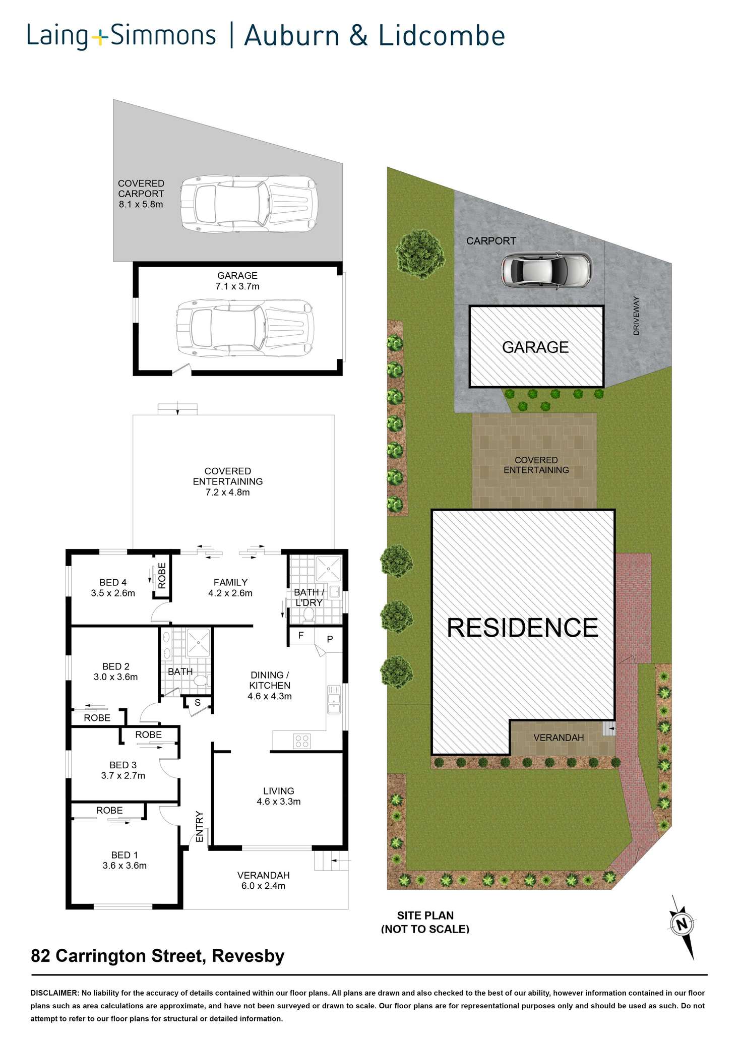 Floorplan of Homely house listing, 82 Carrington St, Revesby NSW 2212