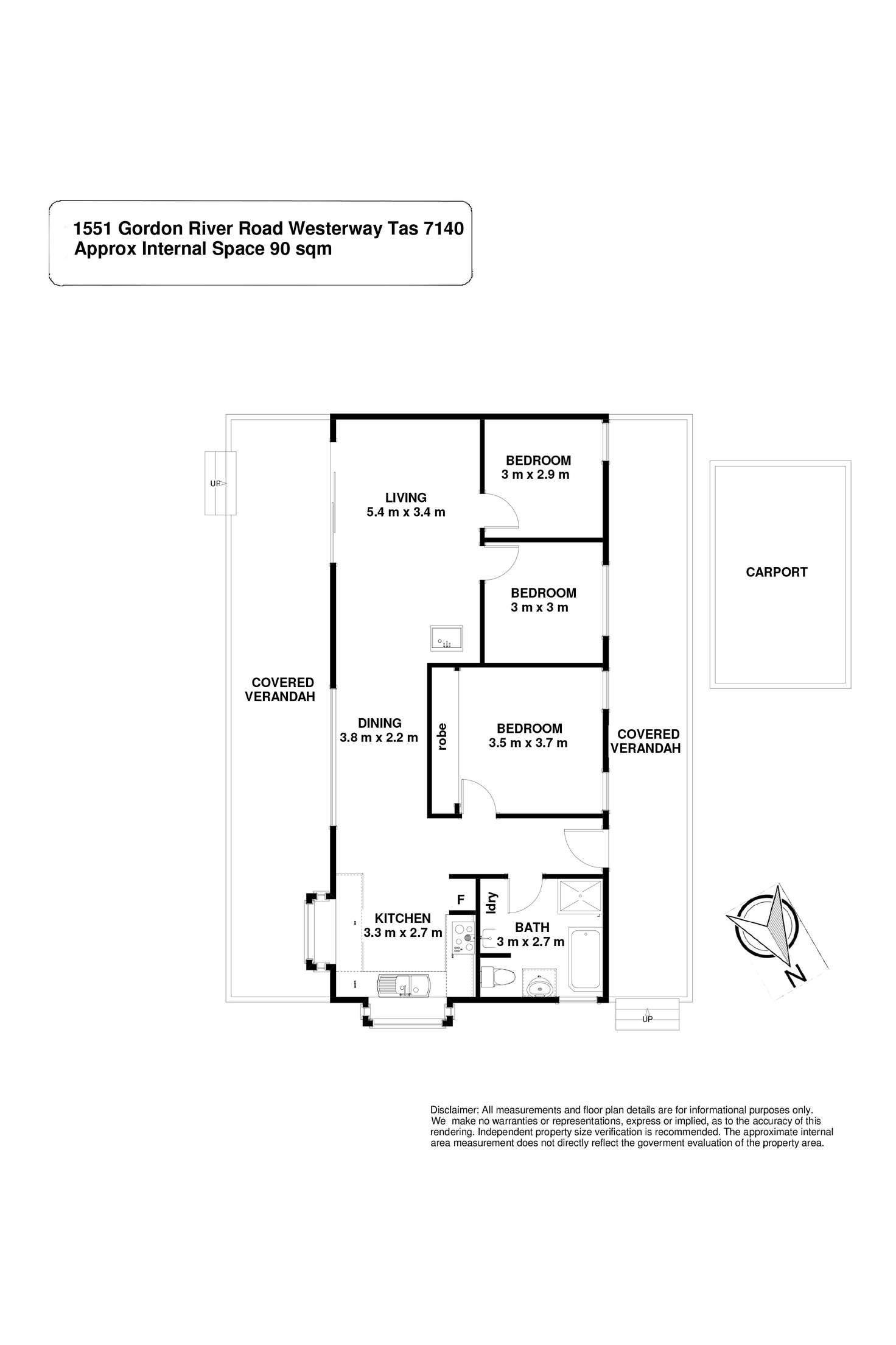 Floorplan of Homely house listing, 1551 Gordon River Road, Westerway TAS 7140
