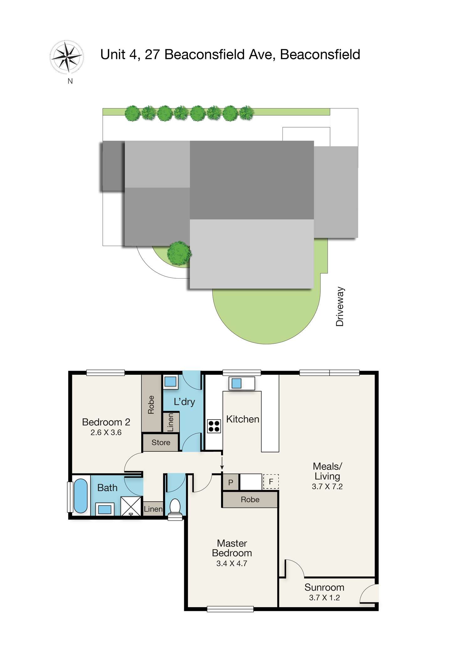 Floorplan of Homely house listing, 4/27-33 Beaconsfield Avenue, Beaconsfield VIC 3807