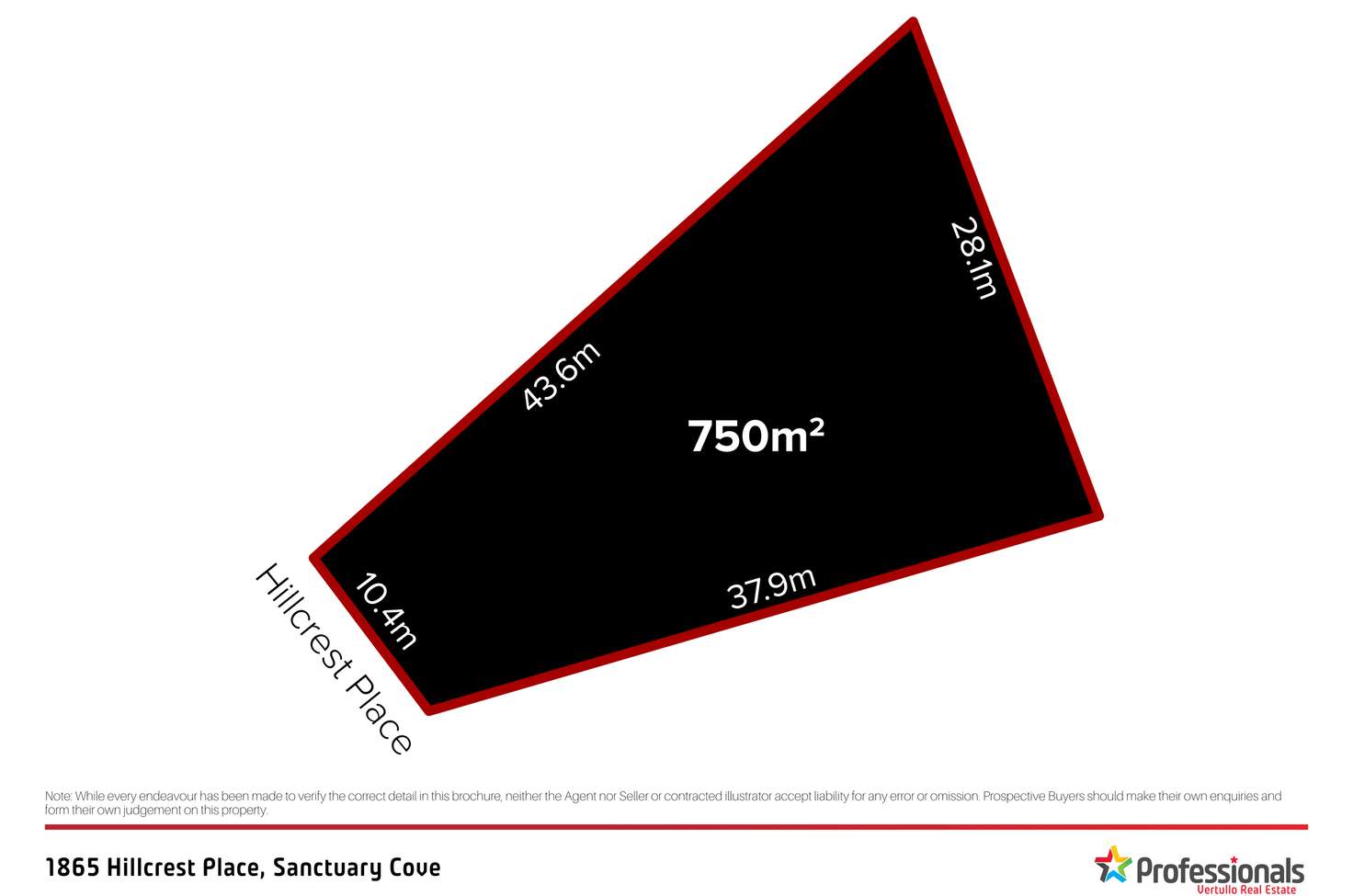 Floorplan of Homely residentialLand listing, 1865 Hillcrest Place, Sanctuary Cove QLD 4212