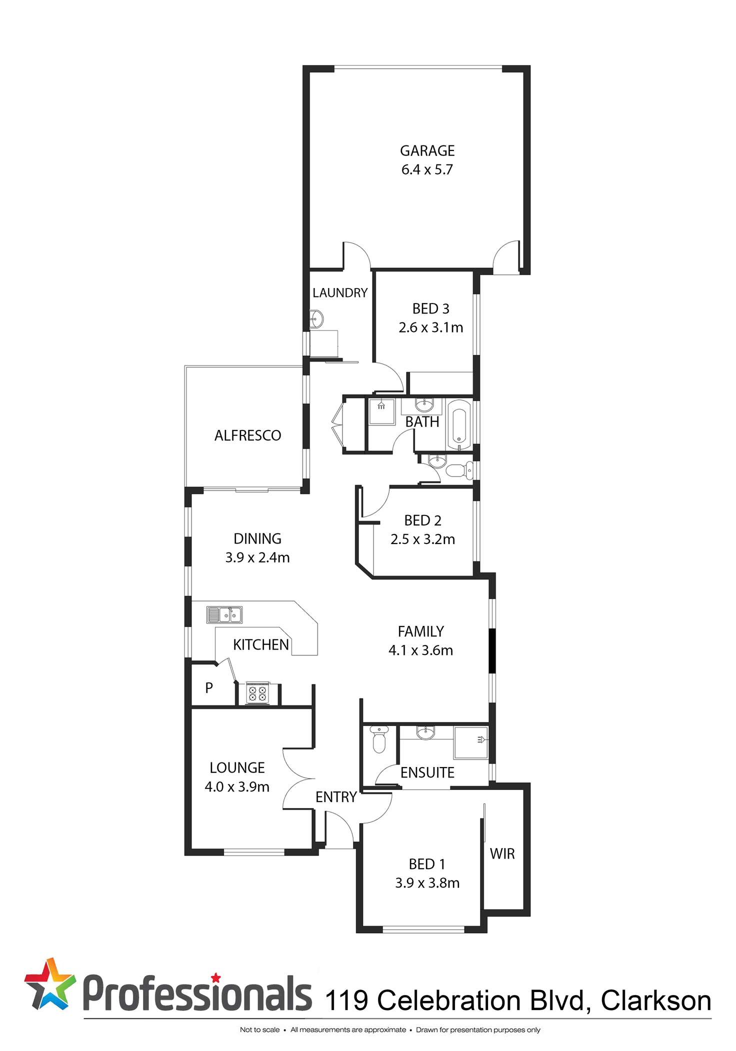 Floorplan of Homely house listing, 119 Celebration Boulevard, Clarkson WA 6030