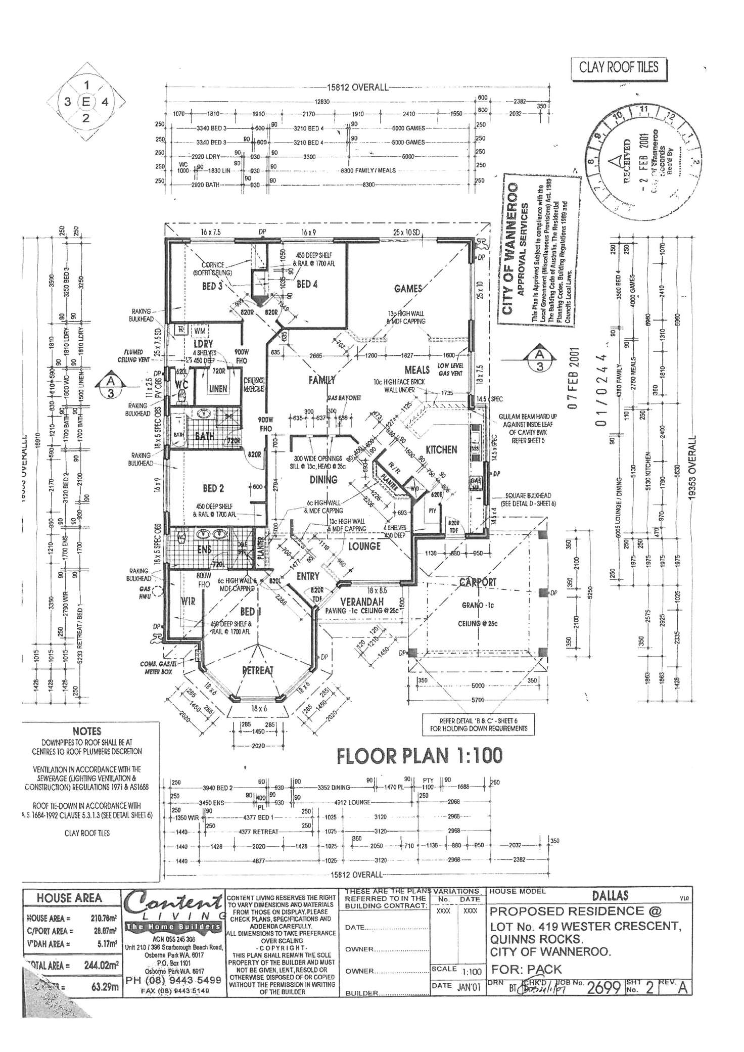 Floorplan of Homely house listing, 12 Wester Crescent, Quinns Rocks WA 6030