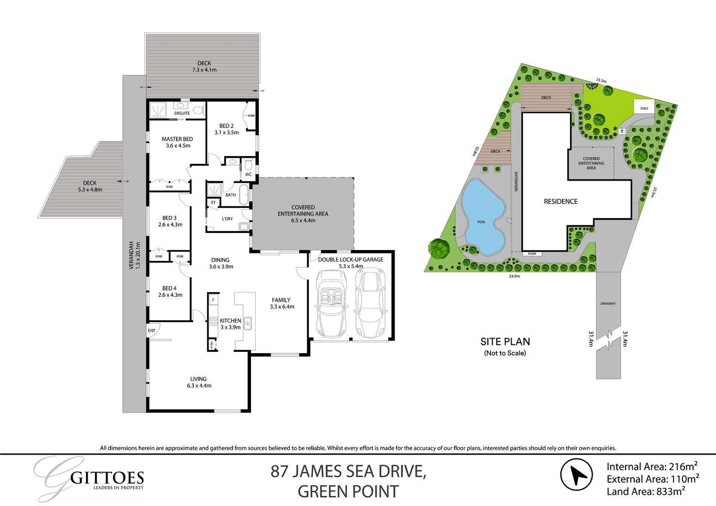 Floorplan of Homely house listing, 87 James Sea Drive, Green Point NSW 2251