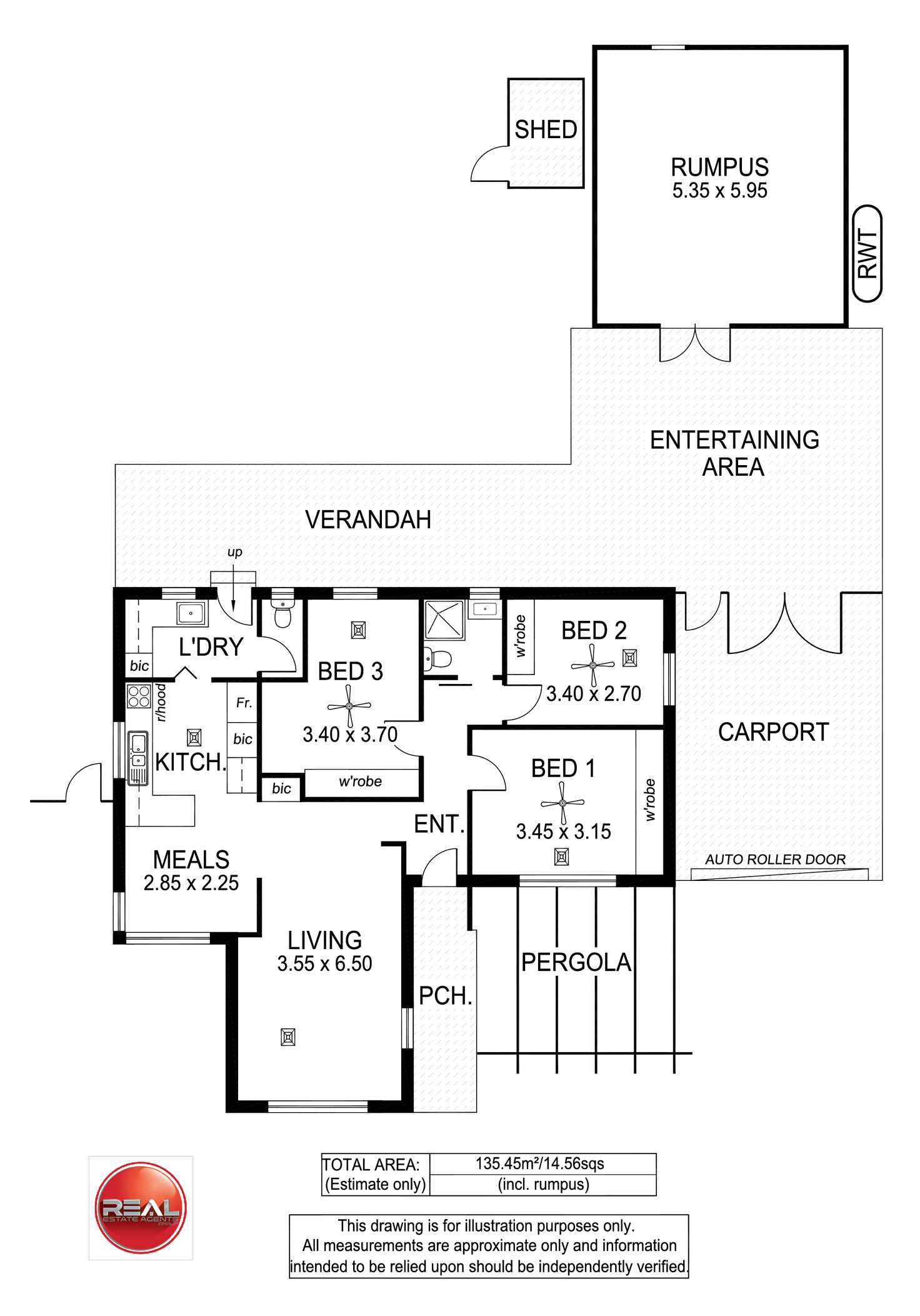 Floorplan of Homely house listing, 46 Patricia Avenue, Camden Park SA 5038