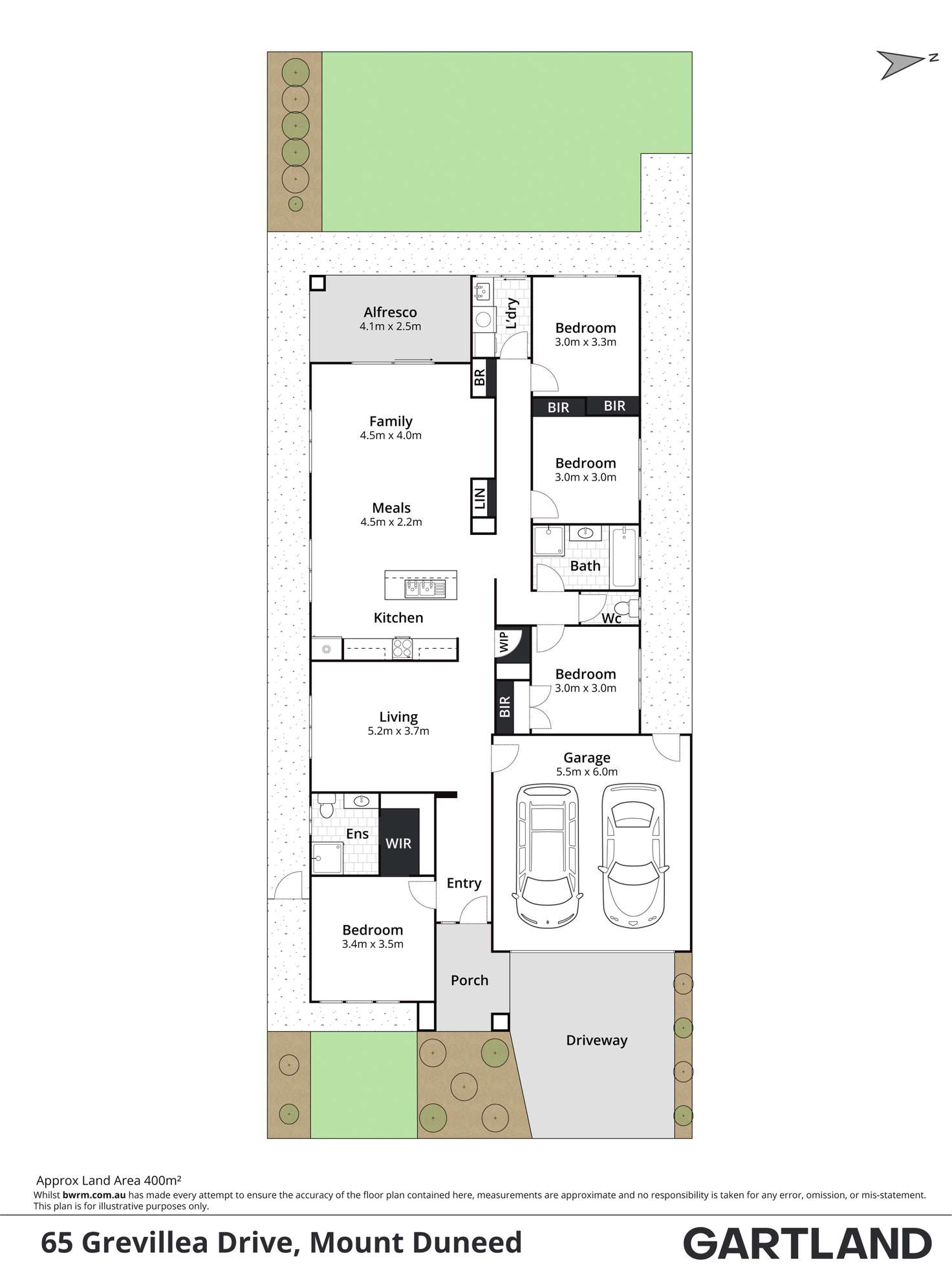 Floorplan of Homely house listing, 65 Grevillea Drive, Mount Duneed VIC 3217