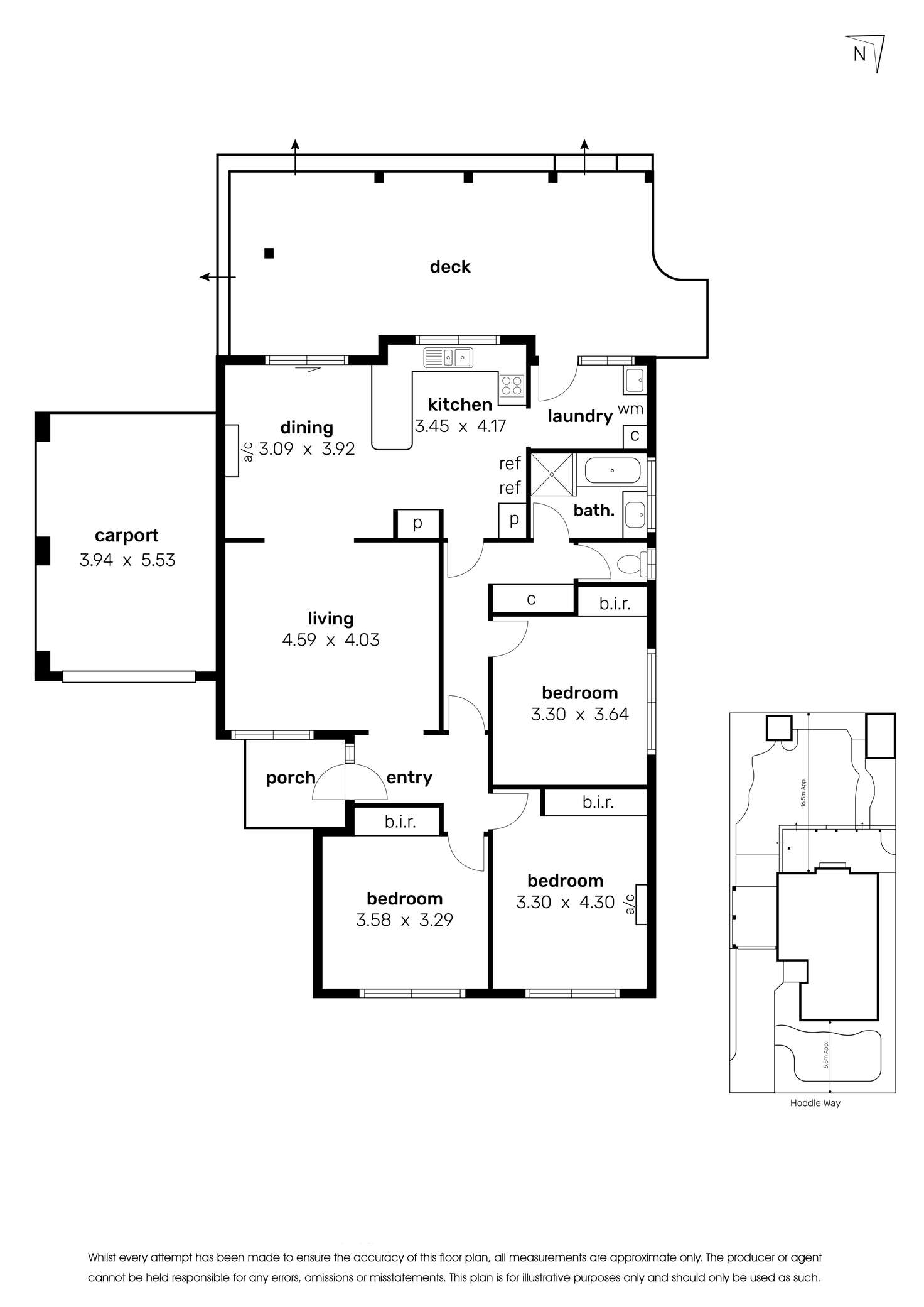 Floorplan of Homely house listing, 22 Hoddle Way, Altona Meadows VIC 3028